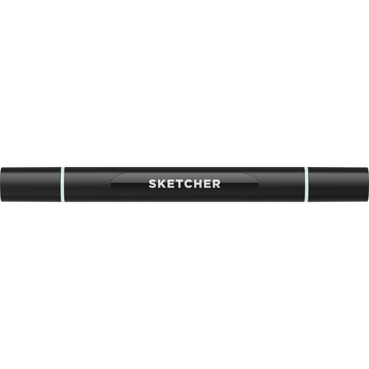 Filzstift Twinmarker Sketcher brush+chisel GB300 tahitiblau.