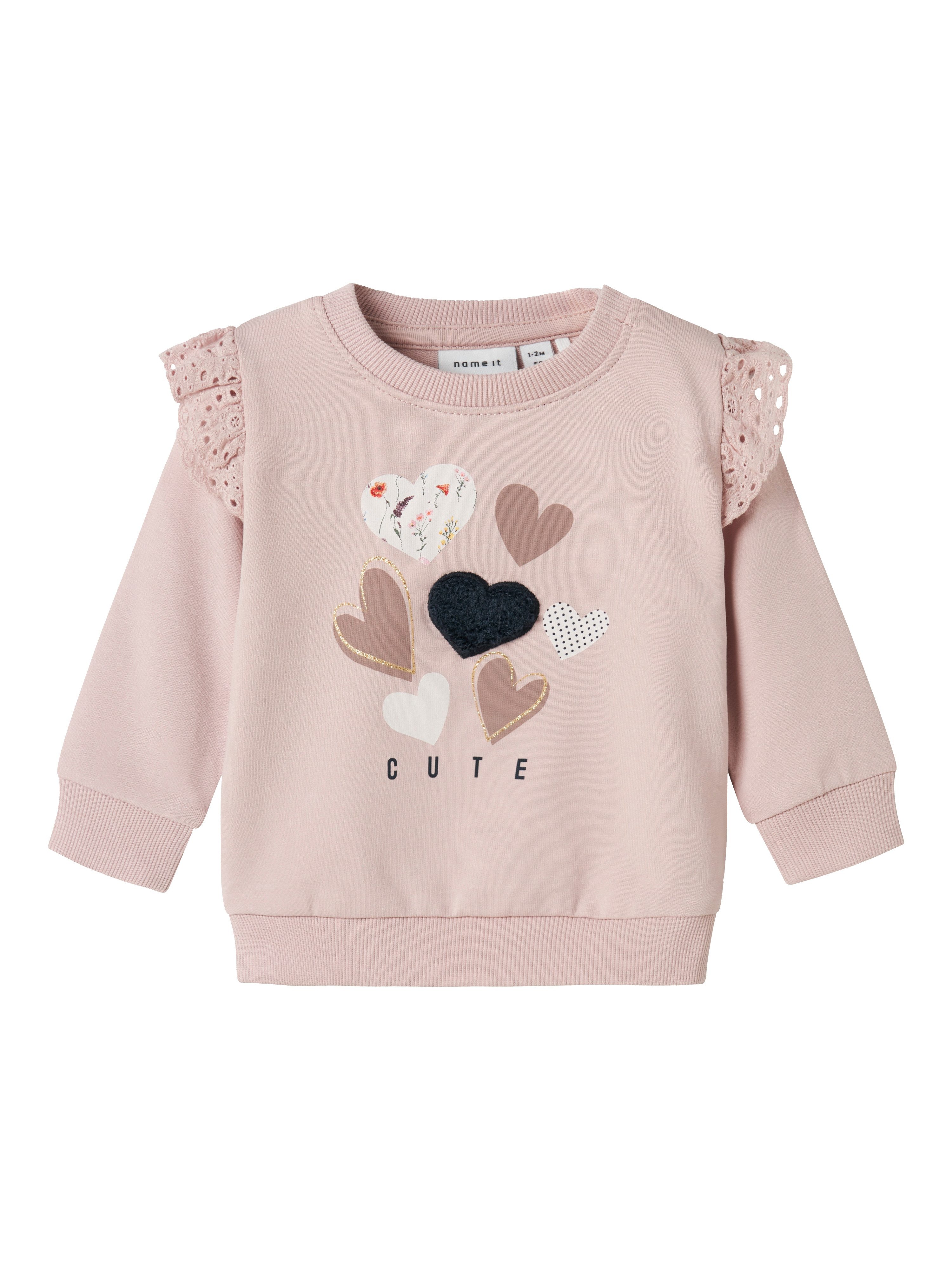 Name It Sweatshirt NBFLUISA LS SWEAT UNB