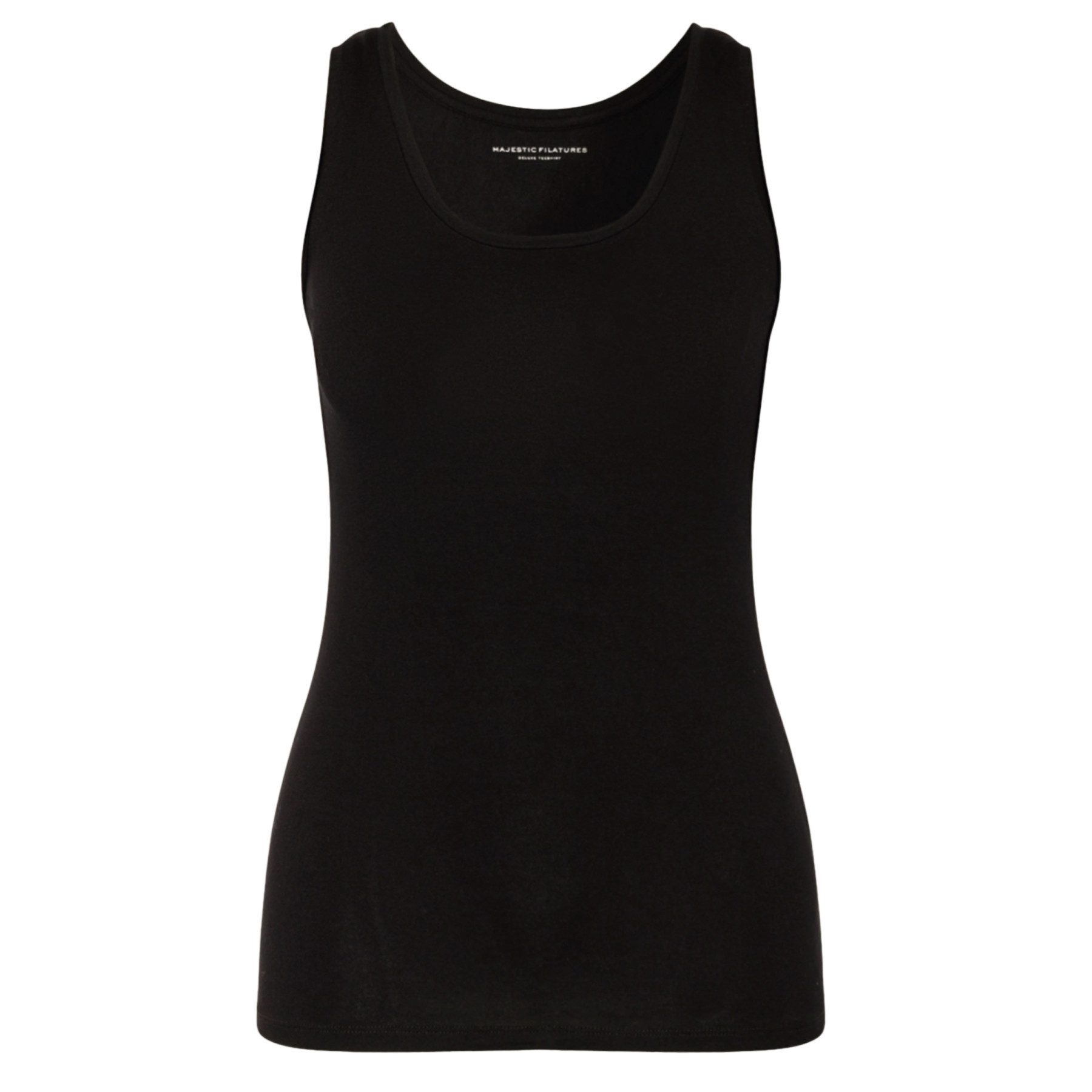 MAJESTIC FILATURES Shirttop MAJESTIC FILATURES Top aus Viskose - Noir