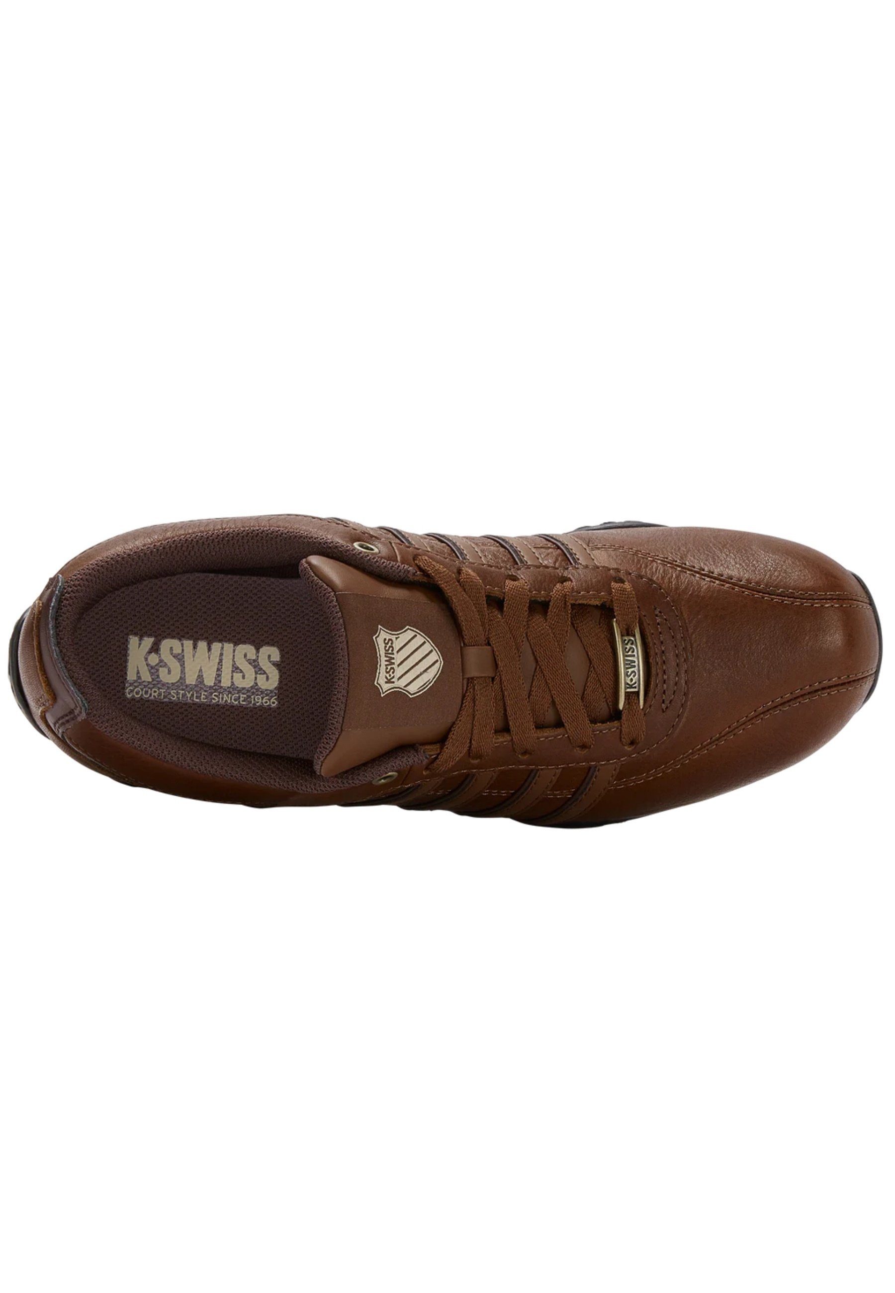 K-Swiss Schuhe ARVEE Sneaker mit (11405024) aus Leder CHCO~M BRWN/BITTER 1.5 Sneaker