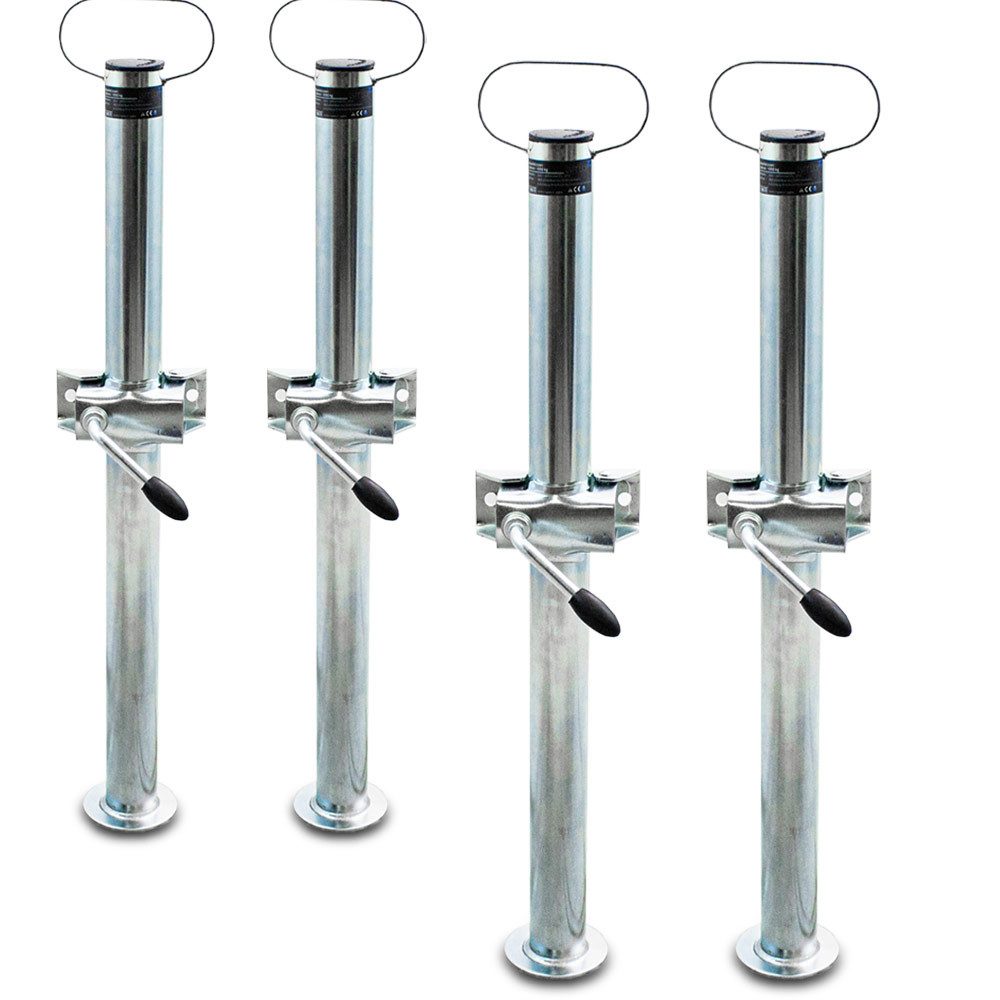 Bituxx Anhänger-Abstellstütze 700mm 4 Stück, (MS-17334)