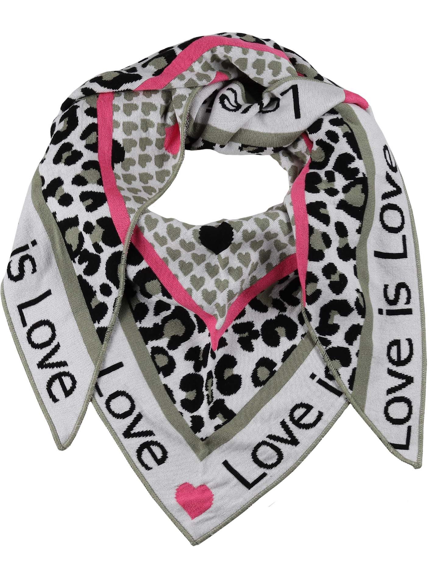 Zwillingsherz Dreieckstuch Dreieckstuch BW "Leo & Love II"