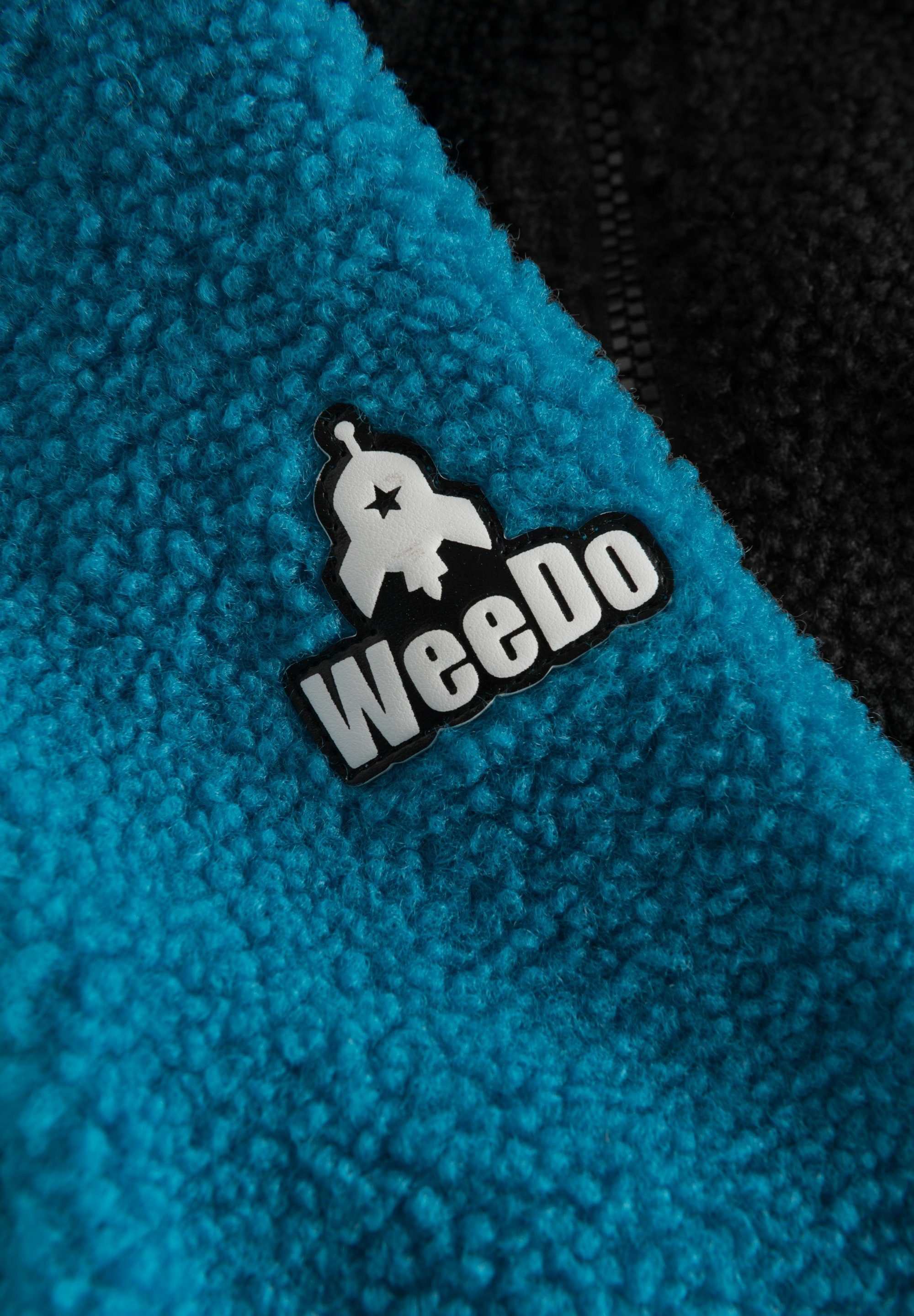 WeeDo Monster-Hörner Kunstleder, aus Fleeceoverall Monster Weiche Mitwachsfunktion
