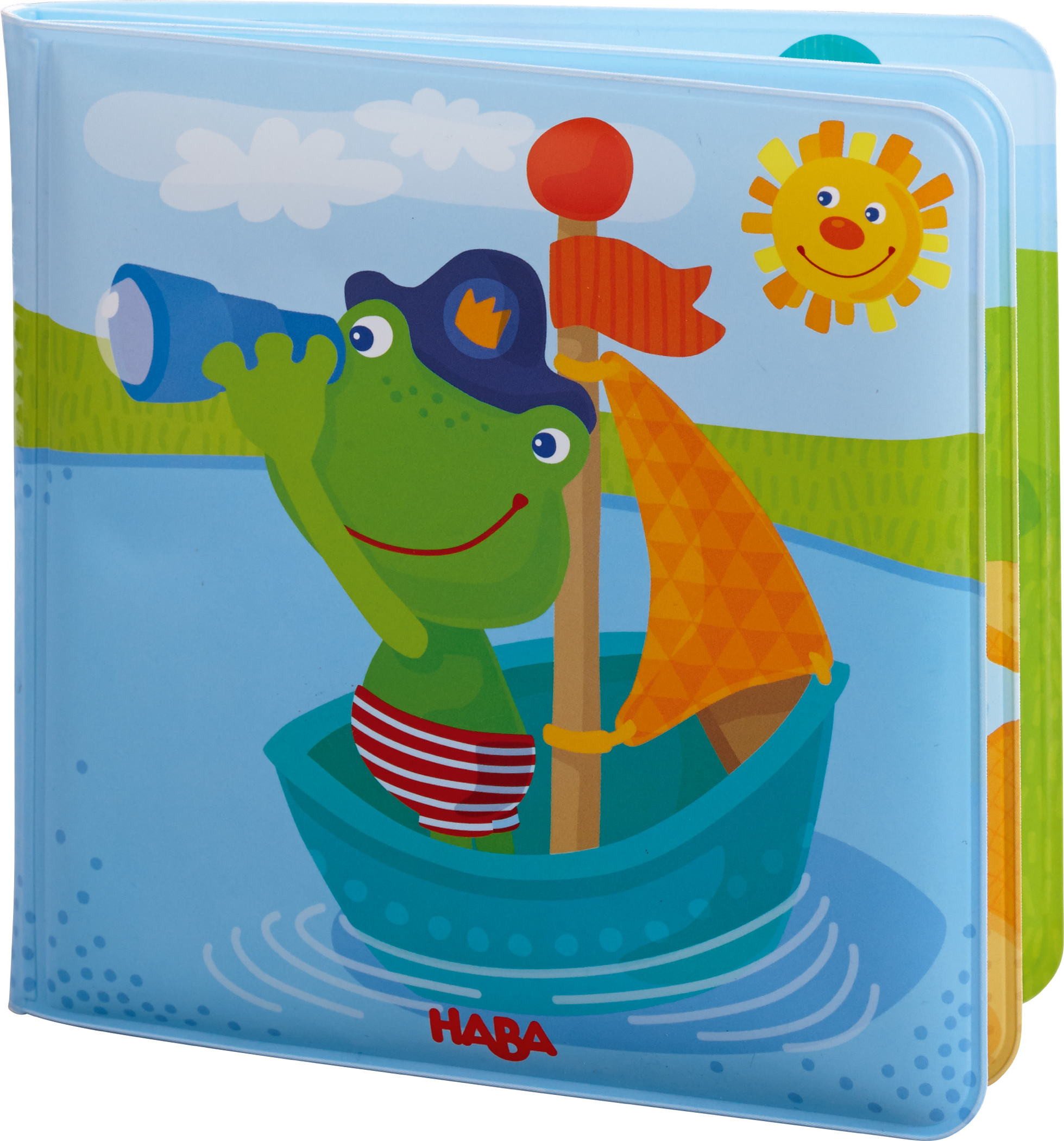 Haba Stoffbuch Babywelt Babyspielbuch Badebuch Kapitän Frosch 1302634001
