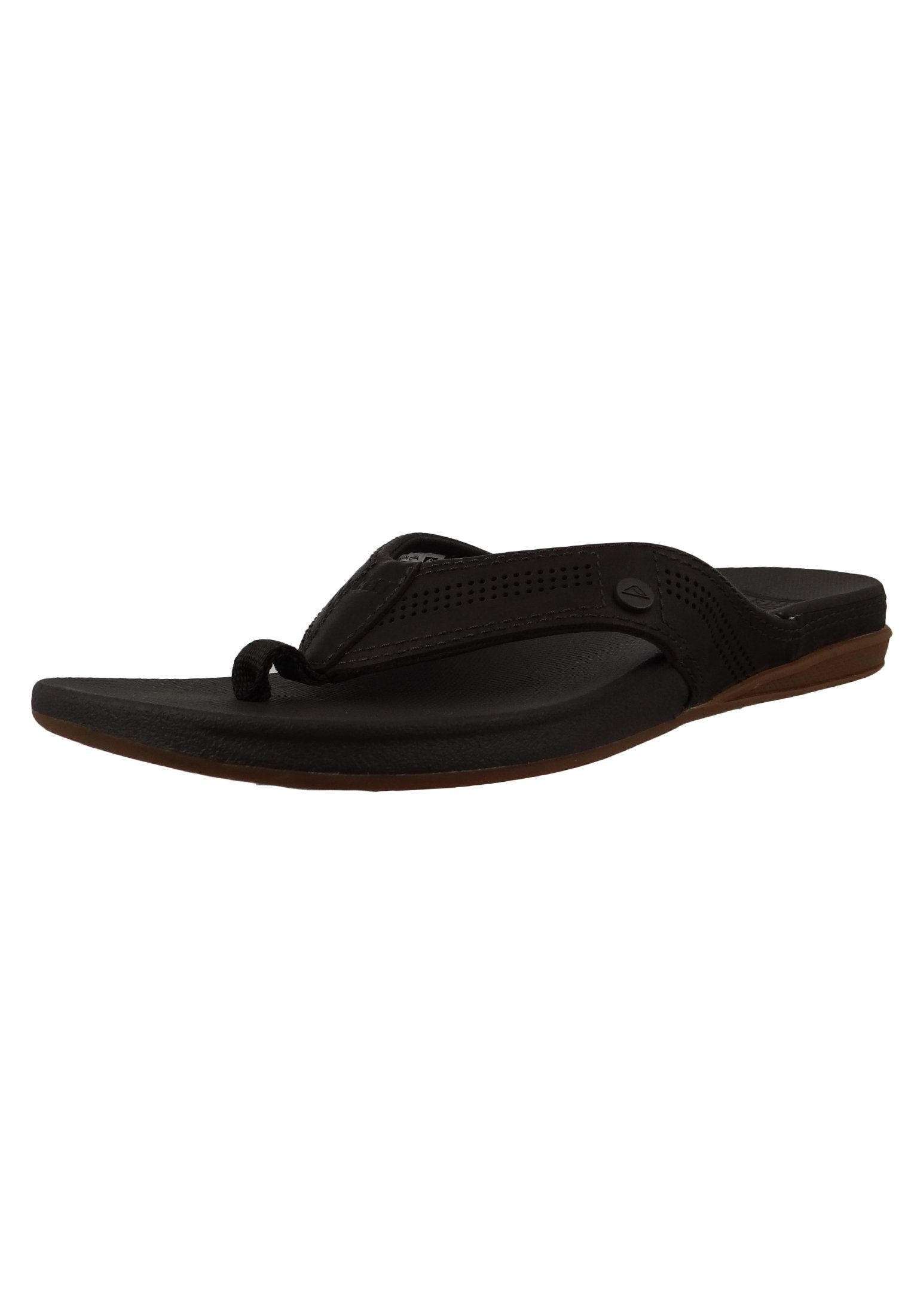 Reef RF0A3YMNBRO Cushion Lux Zehentrenner Black Brown Sandale