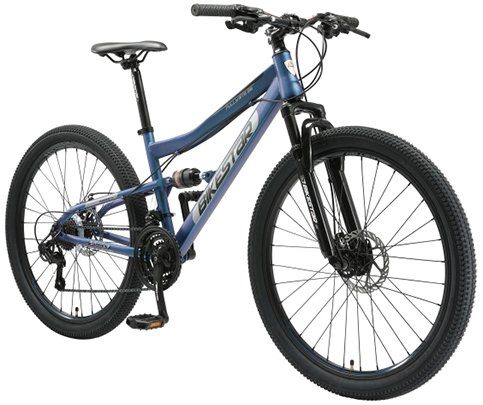 Bikestar Mountainbike, 21 Gang Shimano RD-TY300 Schaltwerk, Kettenschaltung, für Damen und Herren, Kettenschaltung