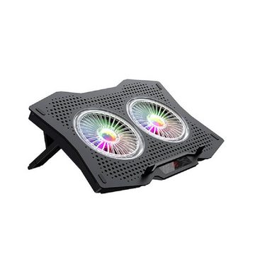 Havit Notebook-Kühler RGB Laptop Halter mit Kühler Fan LED für Laptops bis 17"