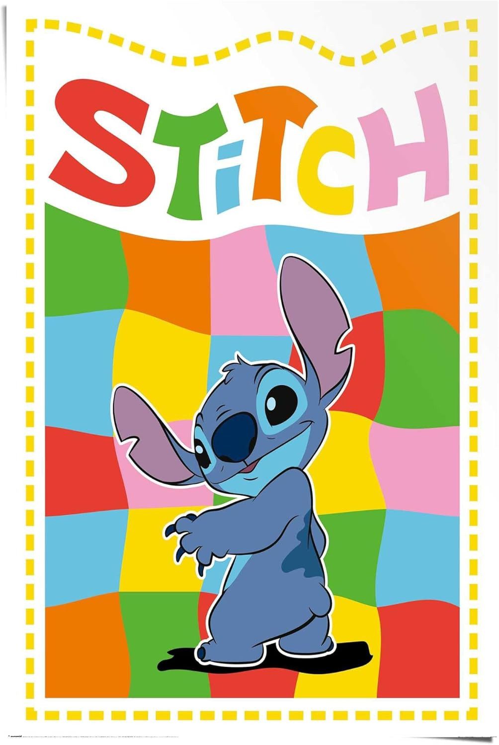 Poster Lilo & Stitch - Chequered - Disney Film Poster Plakat Druck - Größe