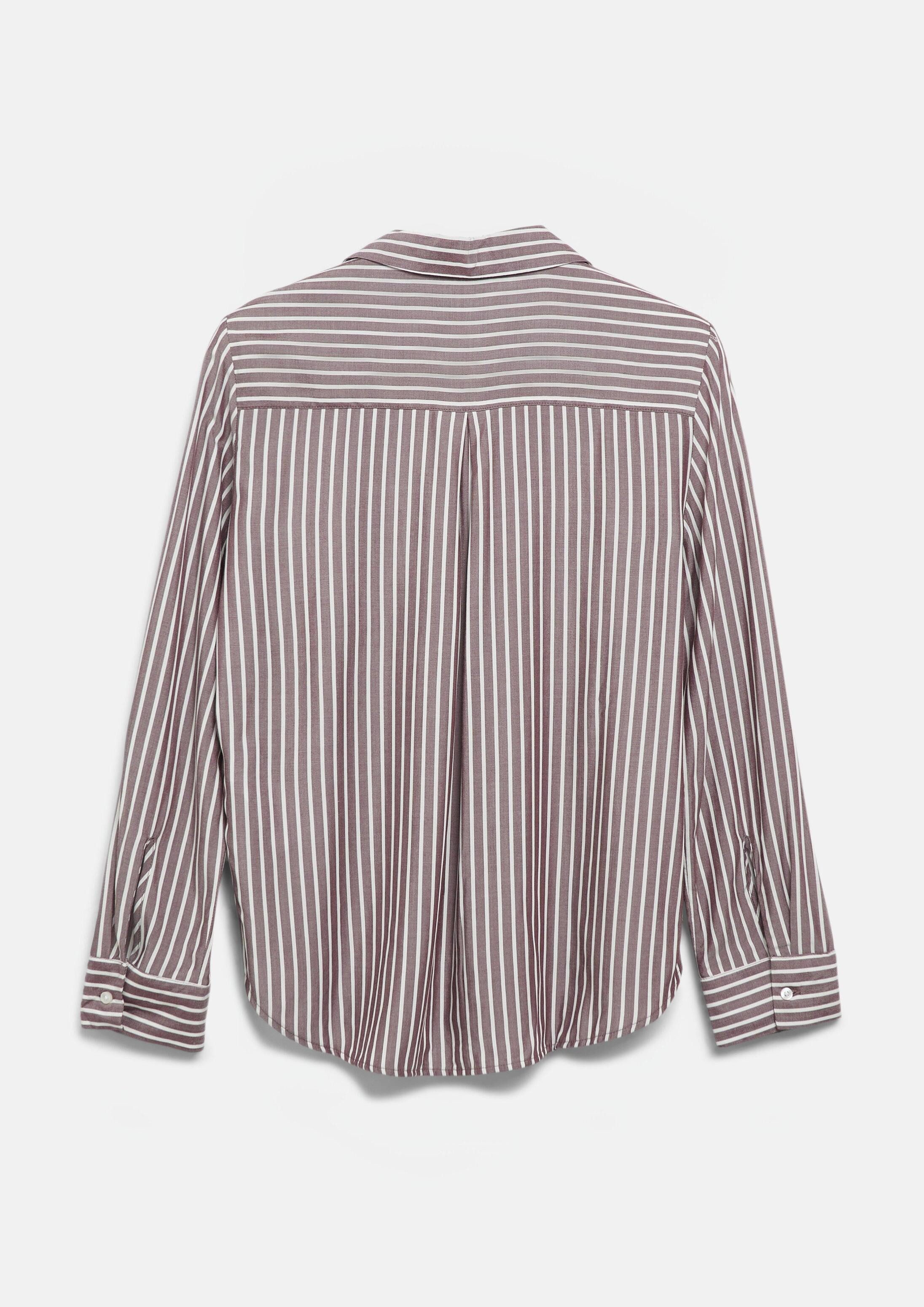 s.Oliver Langarmbluse Bluse Fließende Viskose-Bluse mit Turn-up