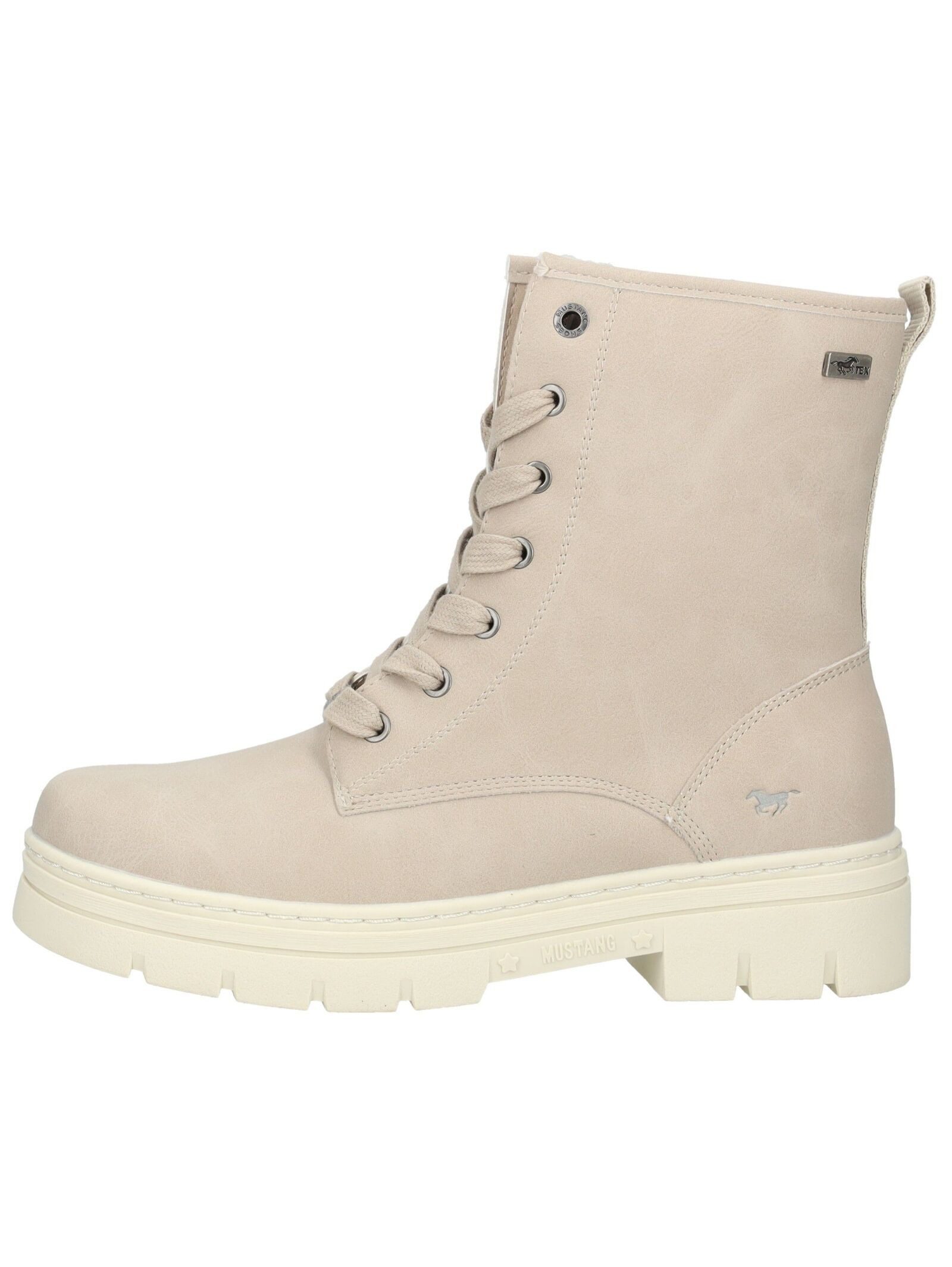 Mustang Shoes Mustang Shoes Stiefelette Lederimitat Schnürstiefelette günstig online kaufen