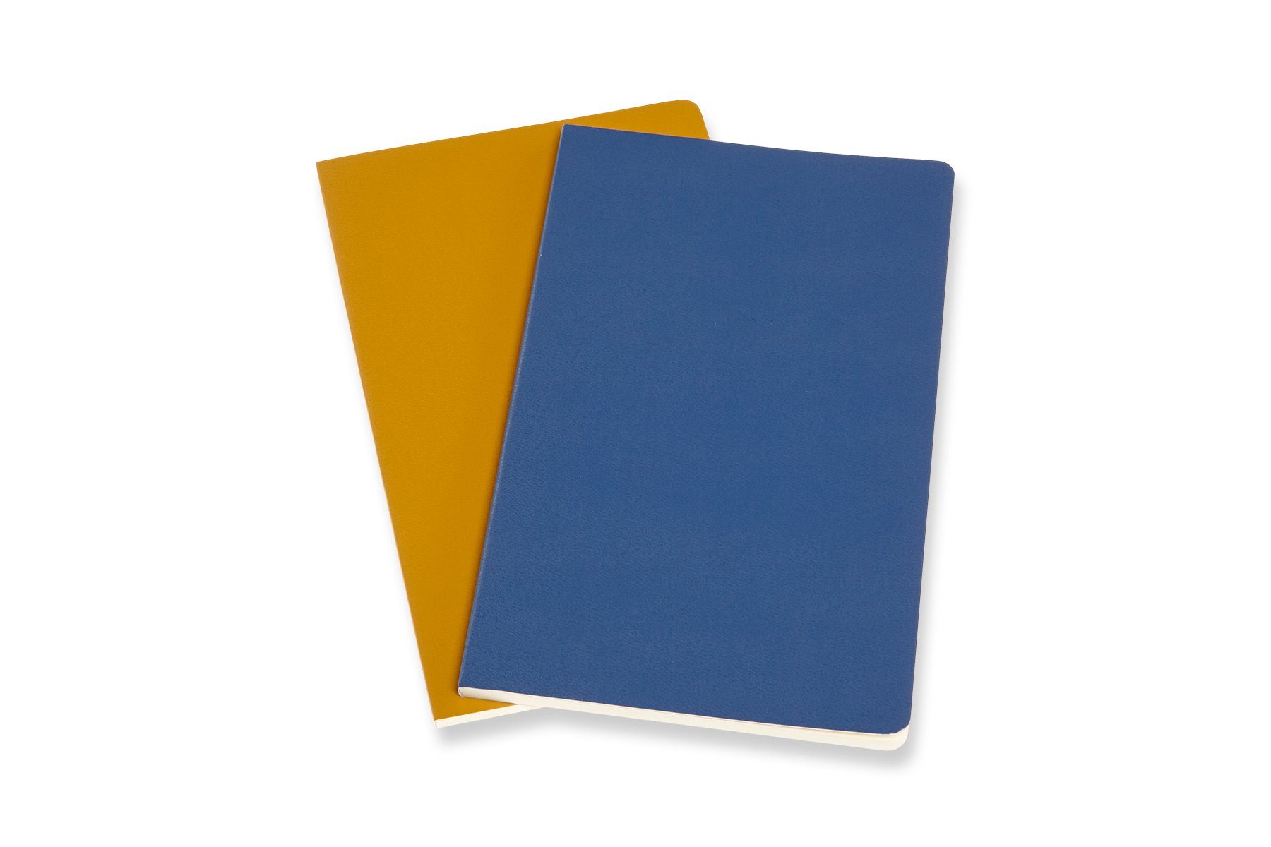 - MOLESKINE - - Blau Liniert Weicher - Volant 2er (13x21) Bernsteingelb Vergissmeinnicht Set Einband - Notizbuch, Groß -