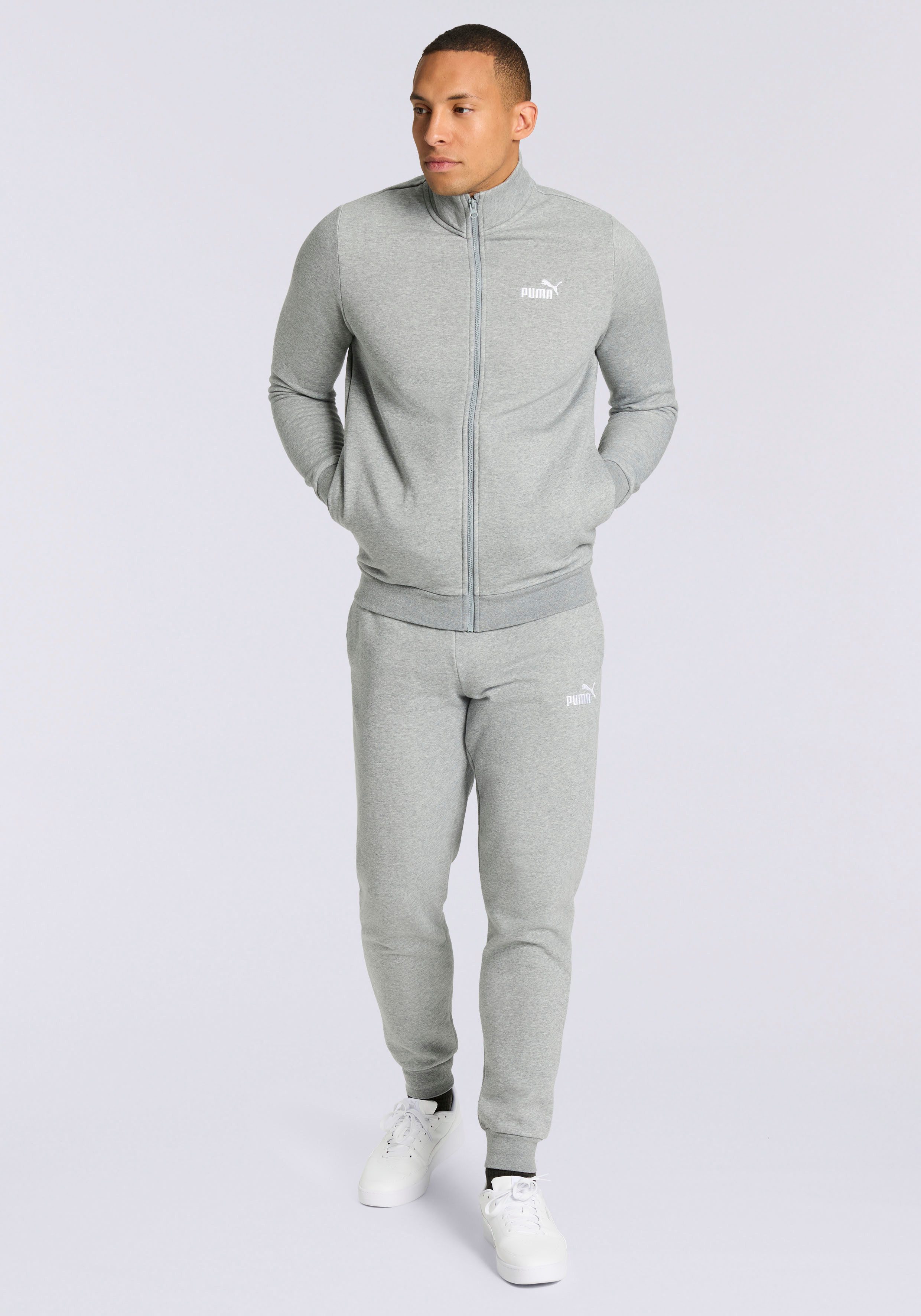 PUMA Trainingsanzug ESS SWEAT SUIT FL (2-tlg), sportlicher Stil, Regular Fi günstig online kaufen