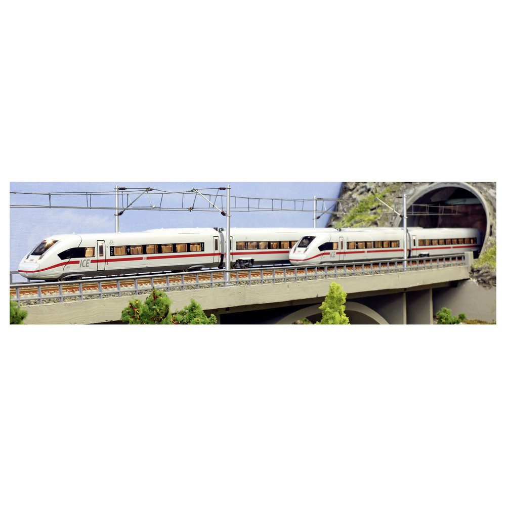 KATO Modelleisenbahn Startpaket KATO K10-2075 N 3-tlg. Ergänzung Triebzug ICE 4/BR 412 der DB AG