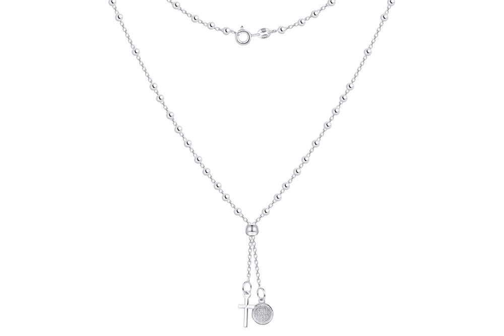 Silberkettenstore Silberkette Rosenkranz Kette - 925 Silber, zwei Längen wä günstig online kaufen