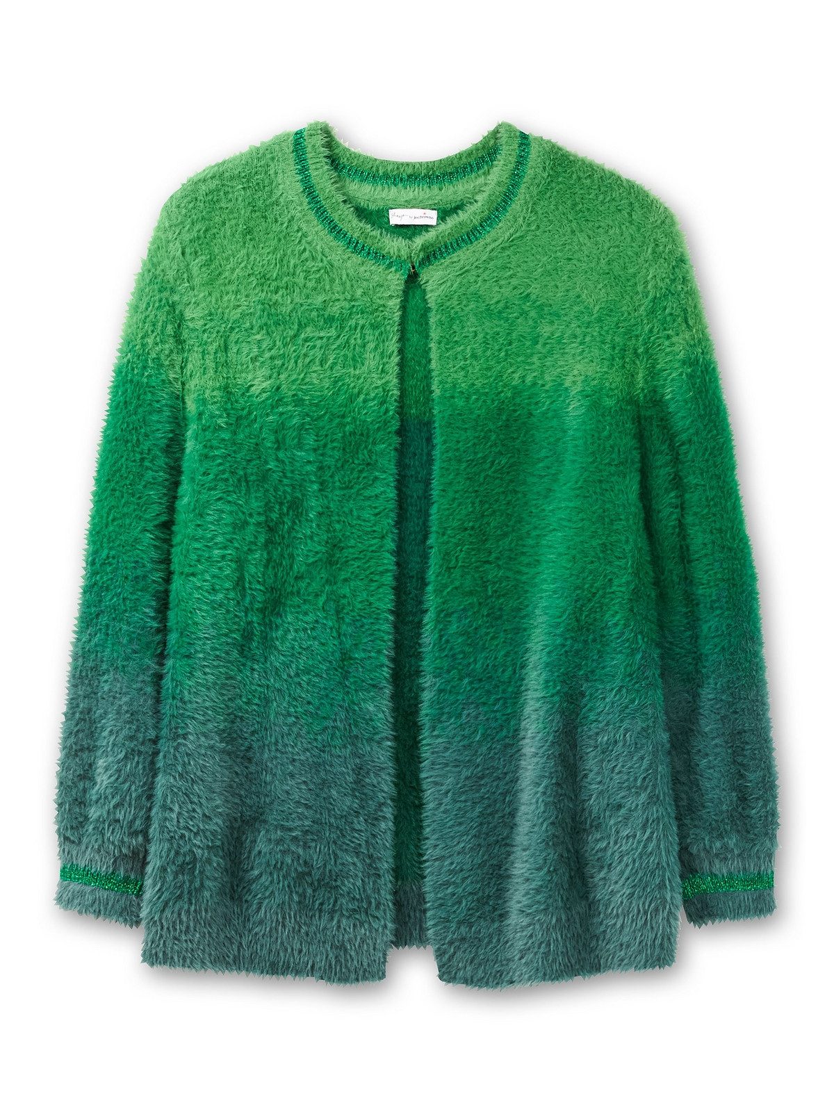 sheego by Joe Browns Strickjacke Große Größen im Farbverlauf, aus Flausch-Garn