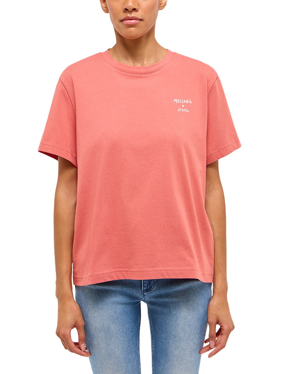 MUSTANG Kurzarmshirt Damen Style Floris günstig online kaufen