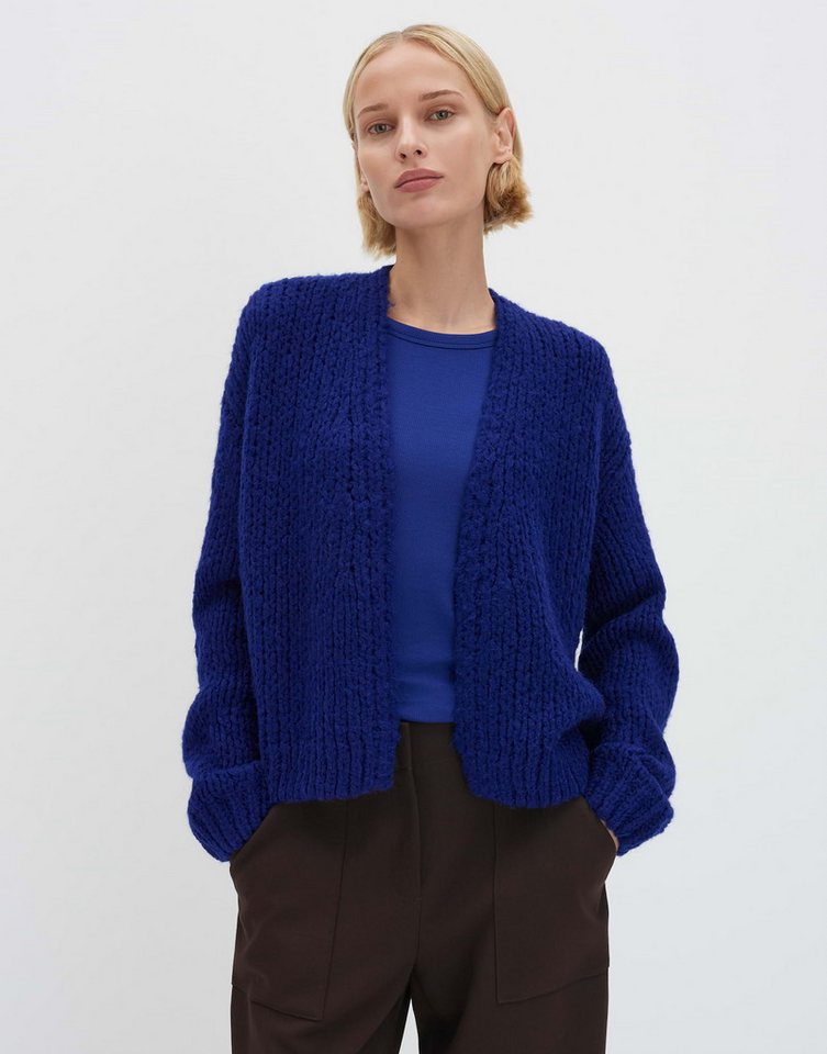 someday Strickjacke TALVIA Loose kuschelige im Alpaka Mix ovaler Schnitt, flauschige Oberfläche