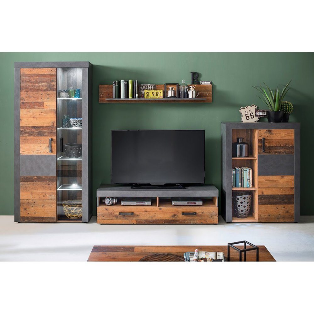 trendteam Media-Board, TV-Lowboard Sideboard Mediaschrank Fernsehschrank Br günstig online kaufen