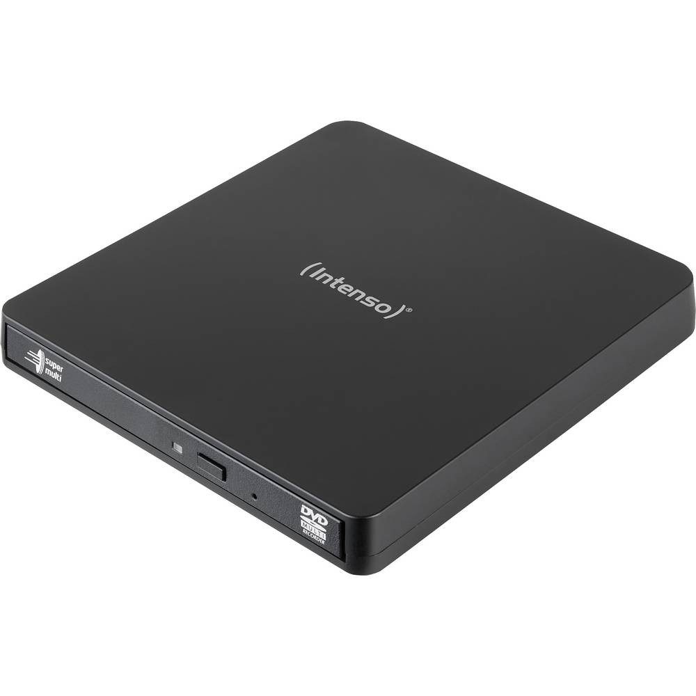 Intenso EOD 400D Slim schwarz - externer CD/DVD Brenner mit USB 3.2 Gen 1x1