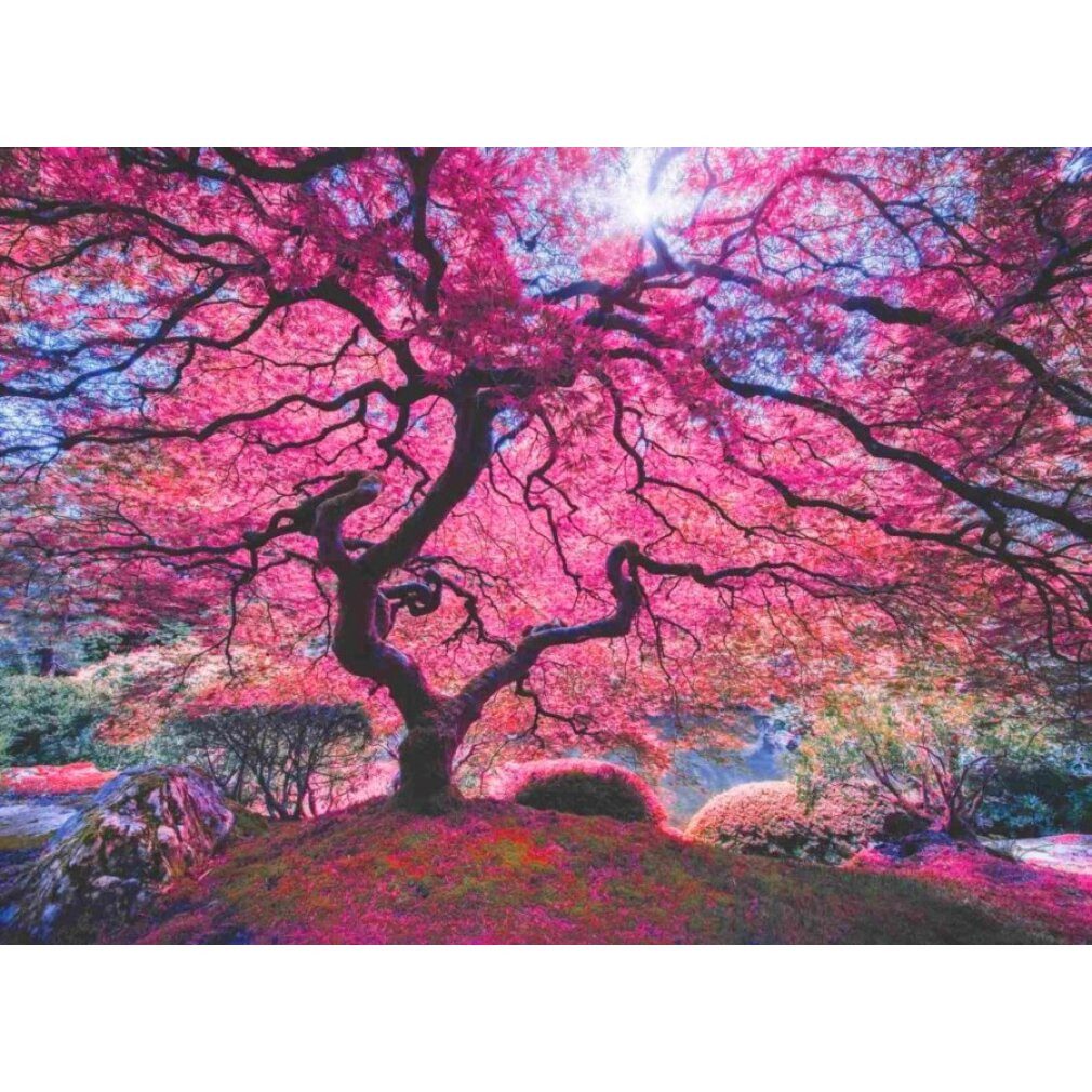 ANATOLIAN Puzzle ANATOLIAN Puzzle Rosa Baum 1000 Teile, Puzzleteile