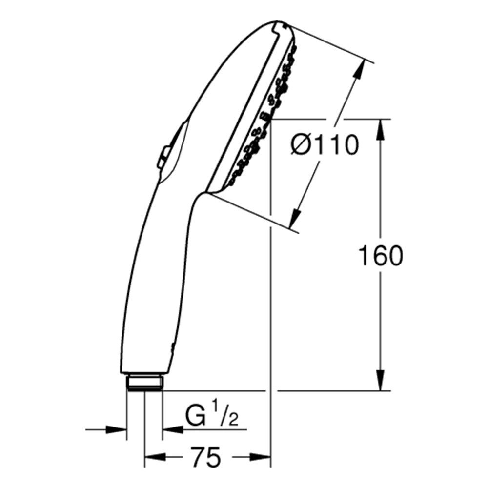 Grohe Handbrause GROHE Handbrause Tempesta 110 günstig online kaufen