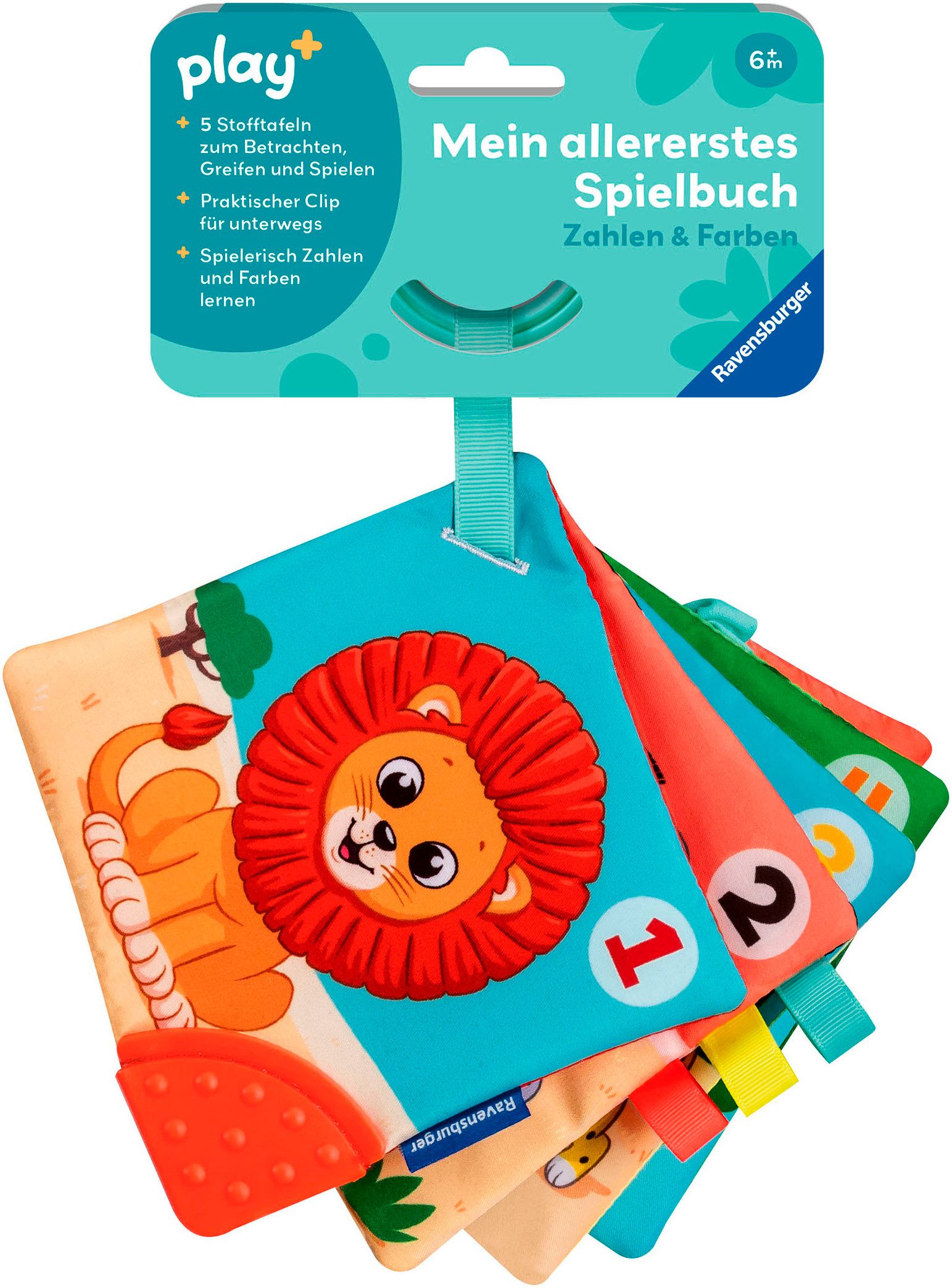 Ravensburger Greifspielzeug Play+ Mein allererstes Spielbuch: Zahlen und Fa günstig online kaufen