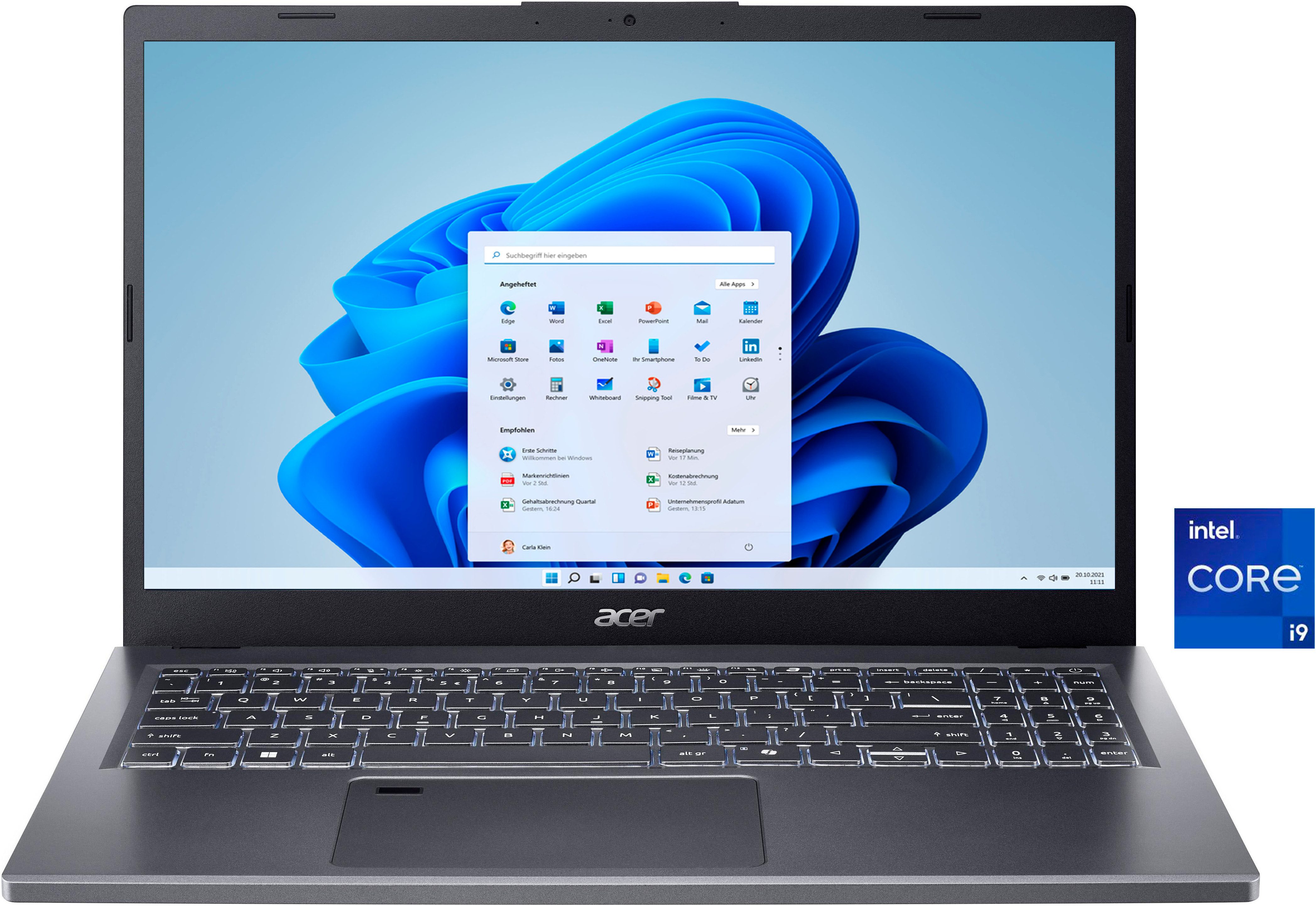 Acer A15-51M-94JH Notebook (39,62 cm/15,6 Zoll, Intel Core i9 13900H, Iris Xe Graphics, 1000 GB SSD)