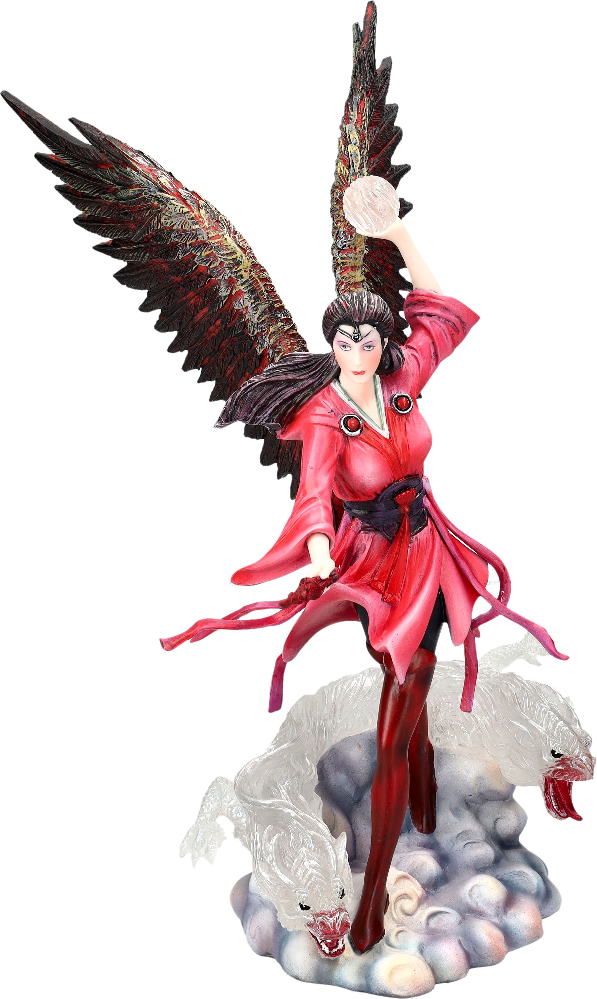 Figuren Shop GmbH Fantasy-Figur Magierin Figur - Element Luft - Anne Stokes Fantasy Dekofigur Zauberin