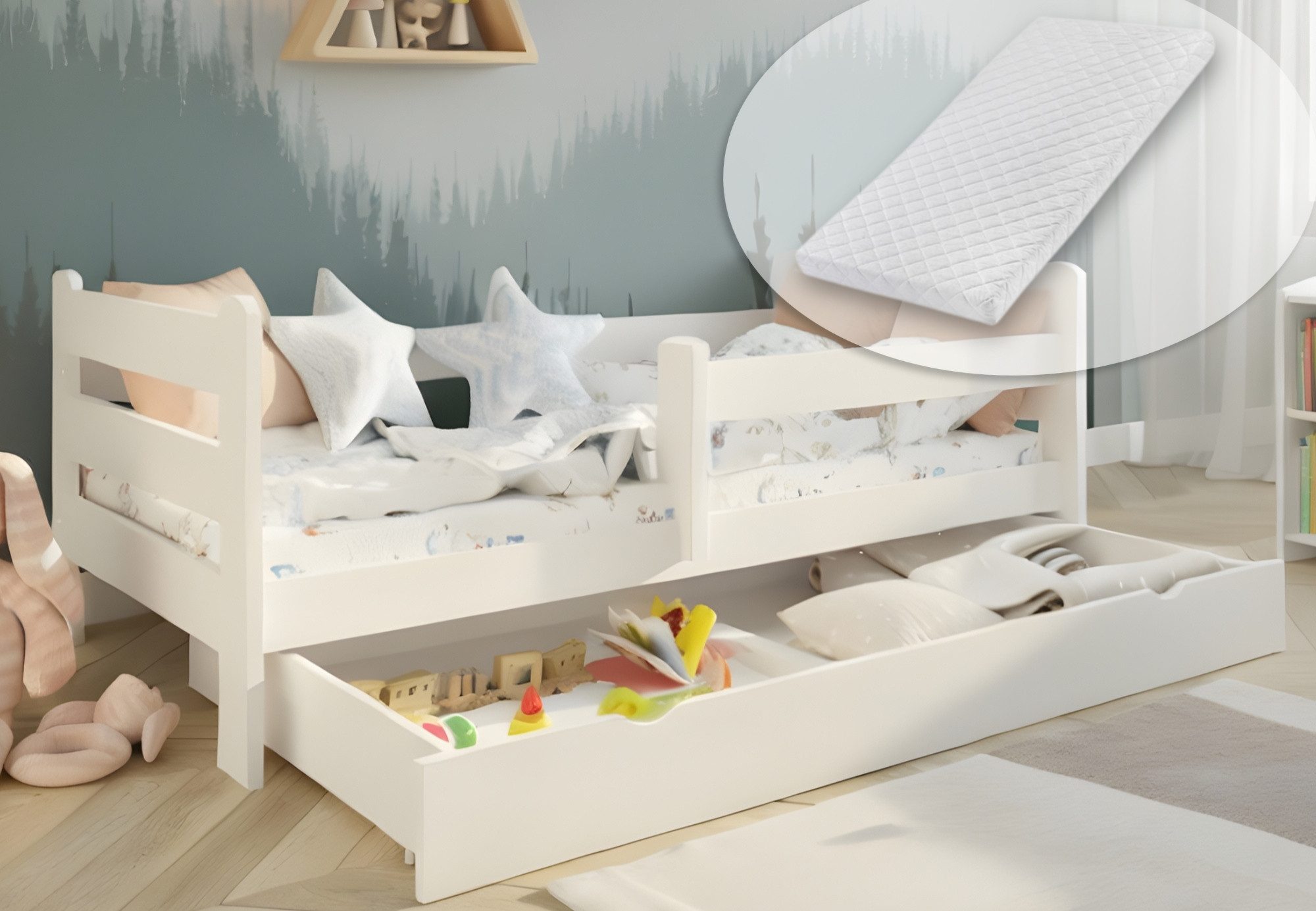 Kids Collective Kinderbett Kinder Jugendbett 80x160 günstig online kaufen