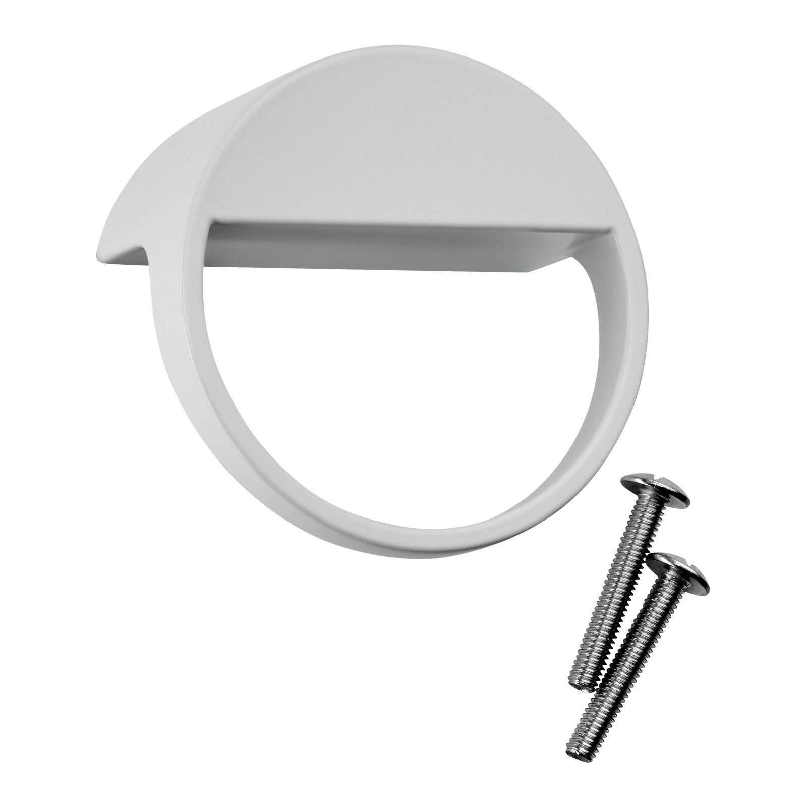 SO-TECH® Möbelgriff ZEN BA 32 mm Möbelknopf Ø 59 mm, Tiefe 29 mm (1-St), Knopfgriff weiß matt