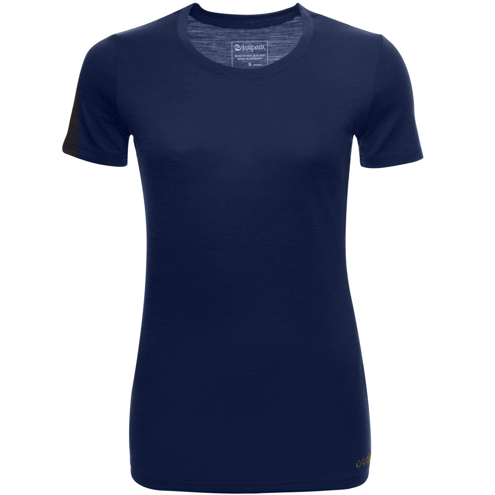 Kaipara - Merino Sportswear Rundhalsshirt Merino Shirt Damen Kurzarm Slimfit 200 (1-tlg) aus reiner Merinowolle Made in Germany