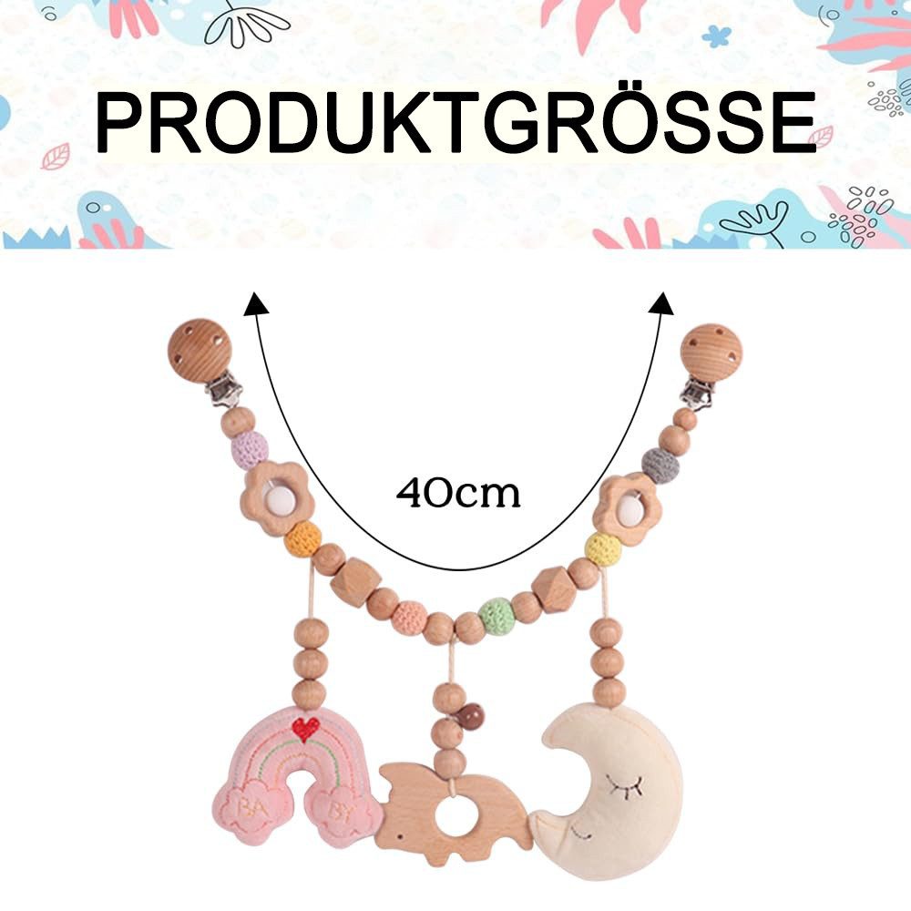 CLTYQ Kinderwagenkette Kinderwagen Kette für Babys,Kinderwagenspielzeug Mäd günstig online kaufen