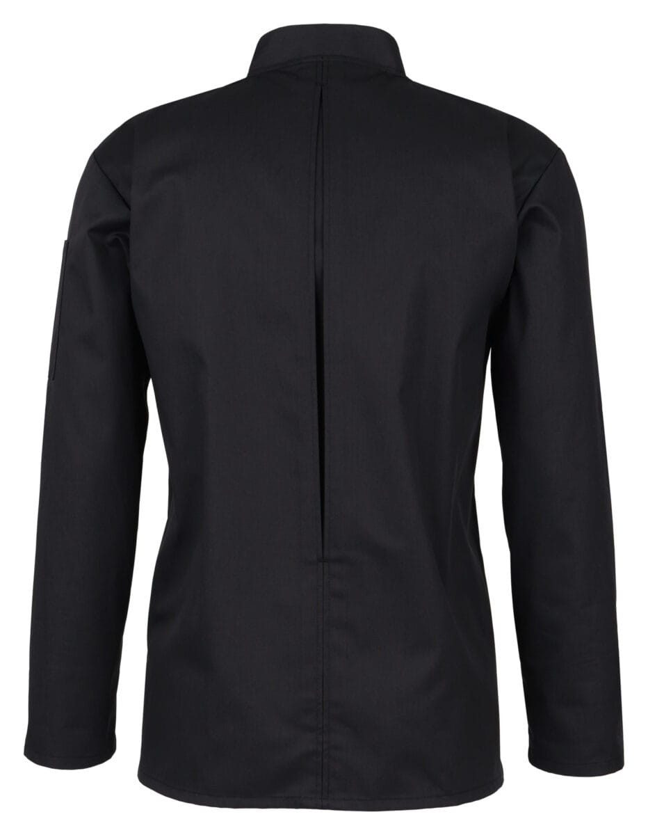 BEB Kochjacke beb GASTRO Unisex KOCHJACKE Stehkragen Polyestermix Schwarz