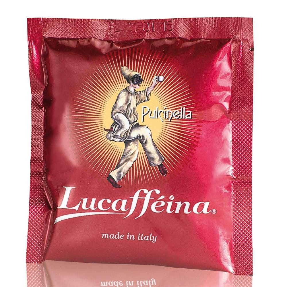 Lucaffé Kaffee PULCINELLA 44mm ESE System Kaffeepads 150stk für ESE Geräte, 150 x 6 g, kräftig, schokoladig, süß