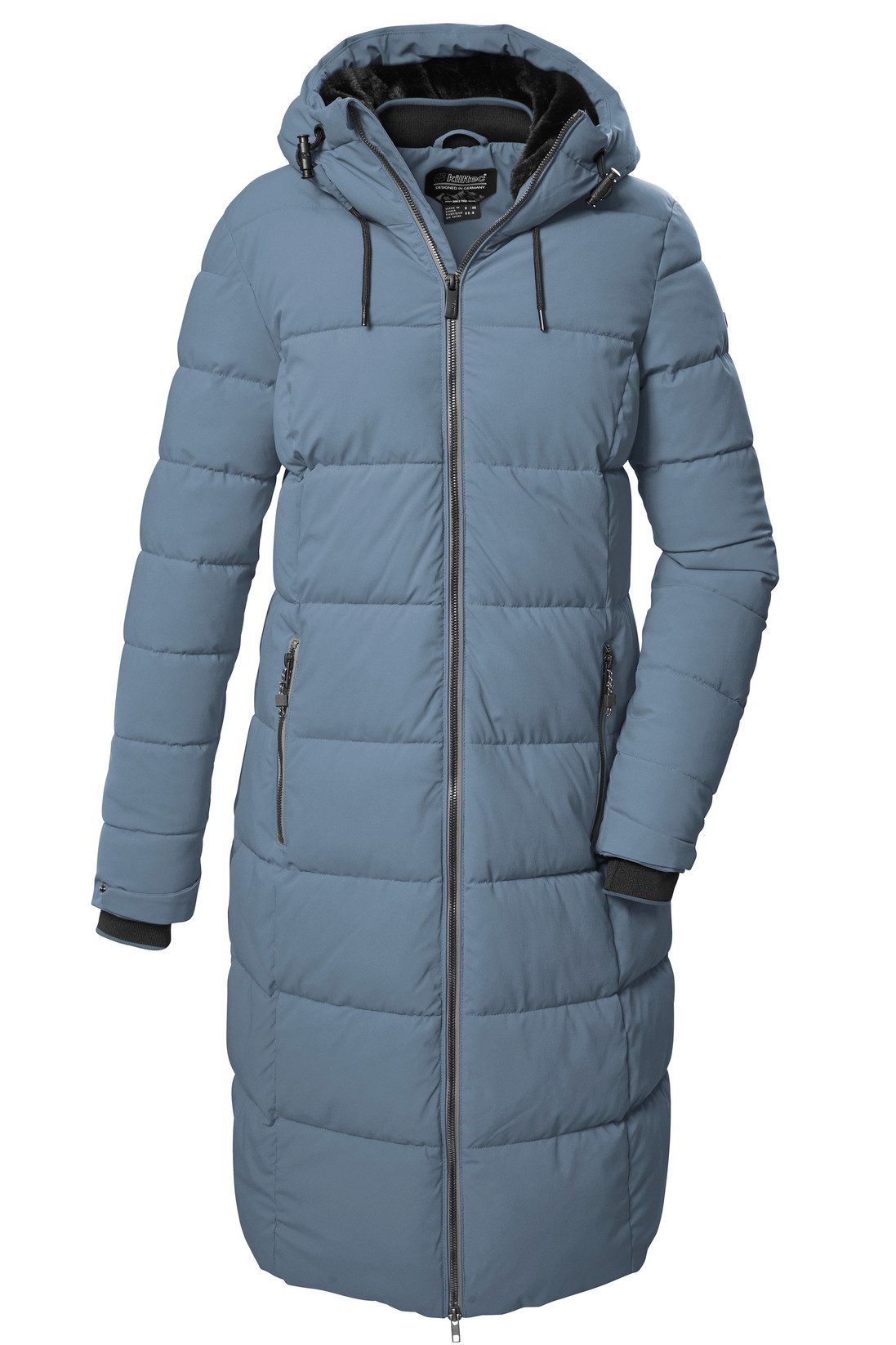 Killtec Wintermantel KOW 56 WMN QLTD CT sportlicher Stil, mit Zipper-Taschen außen, atmungsaktiv, winddicht