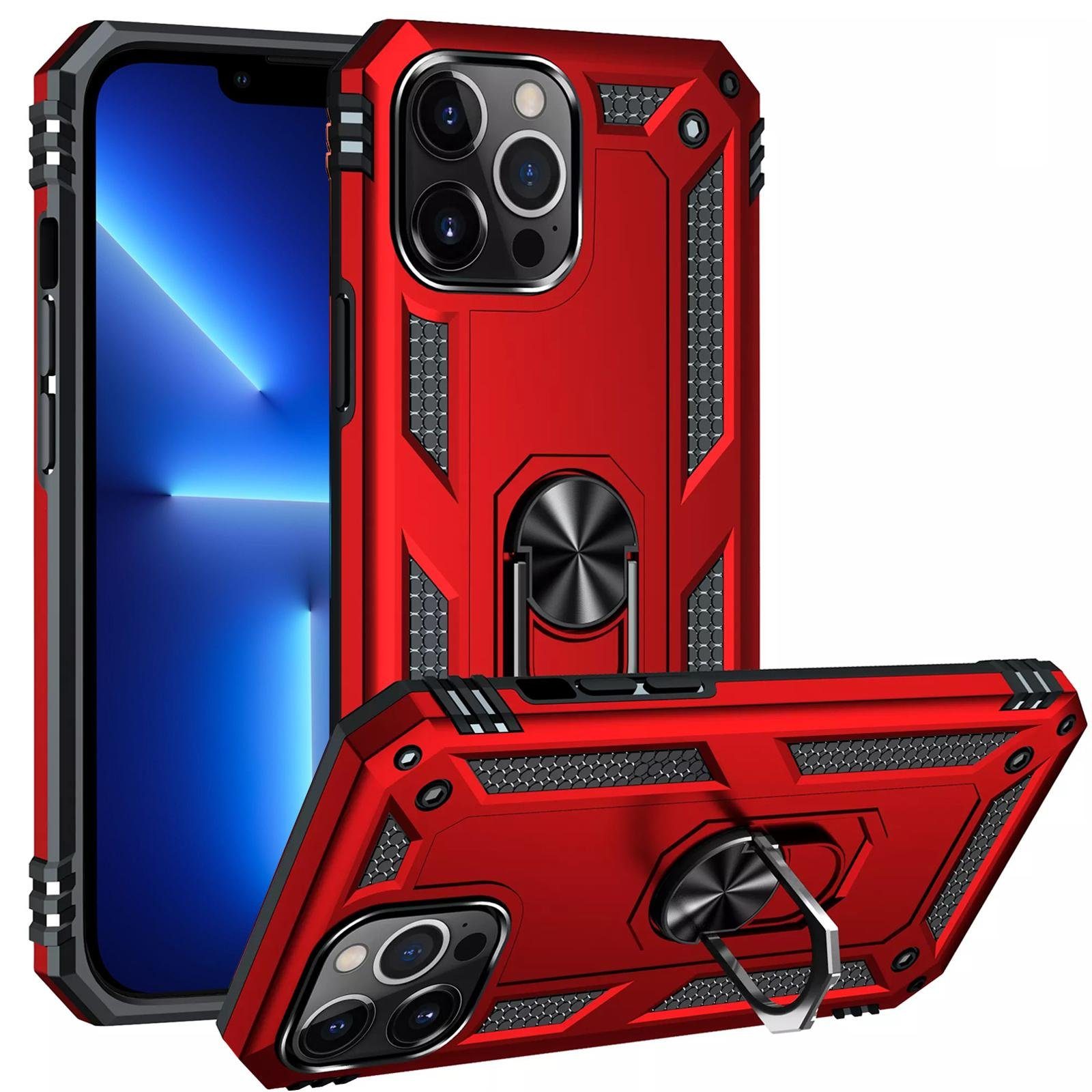 Numerva Handyhülle Schutz Hülle Outdoor Case für Apple iPhone 14 Plus Apple iPhone 14 Plus, Panzer Hülle Bumper Case Cover