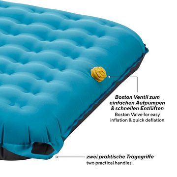 UQUIP Luftbett Camping Luftbett Betty Single XL Komfort, Isomatte Luft Matratze Bett 15 cm