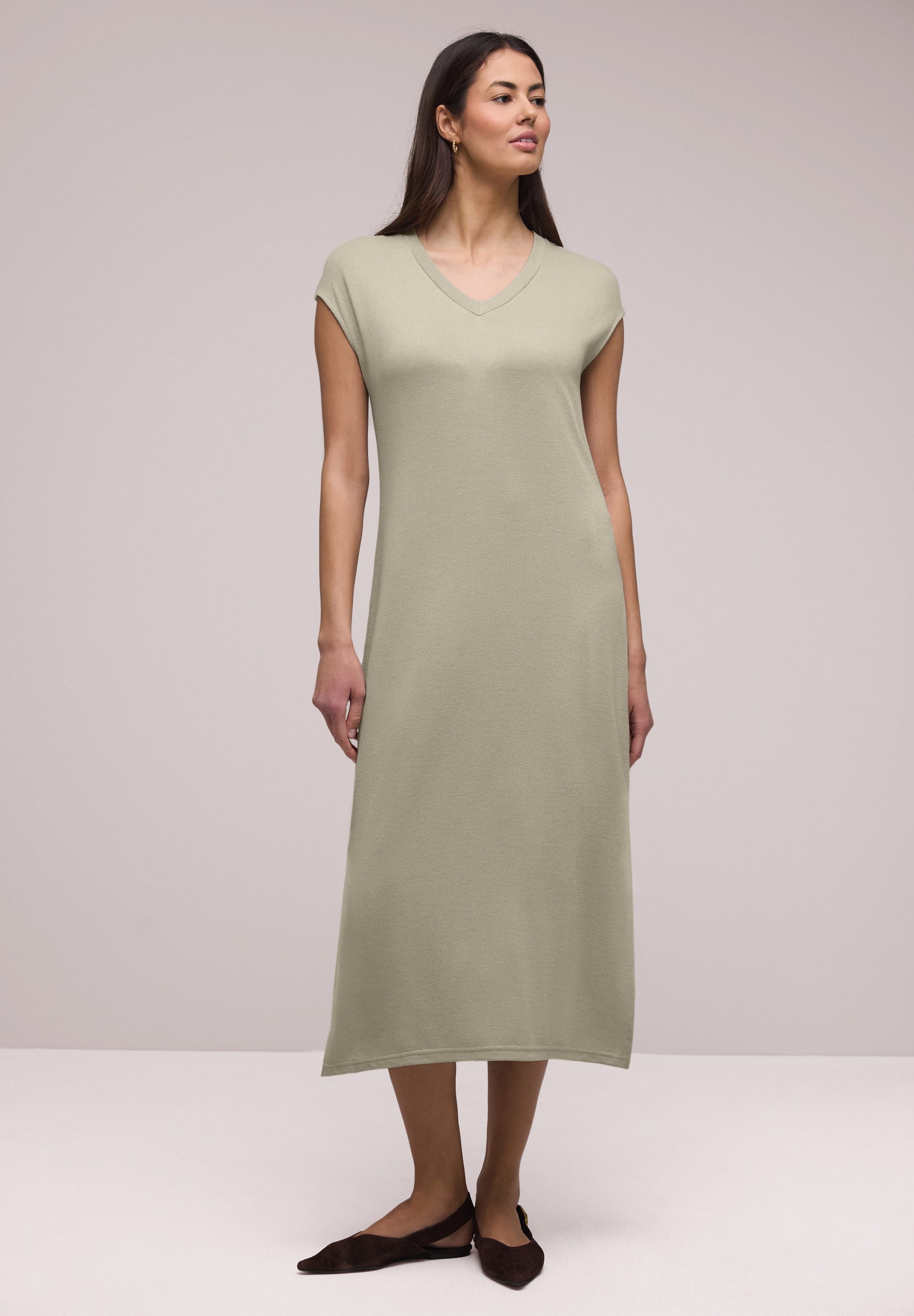 STREET ONE Midikleid soft und trageangenehm