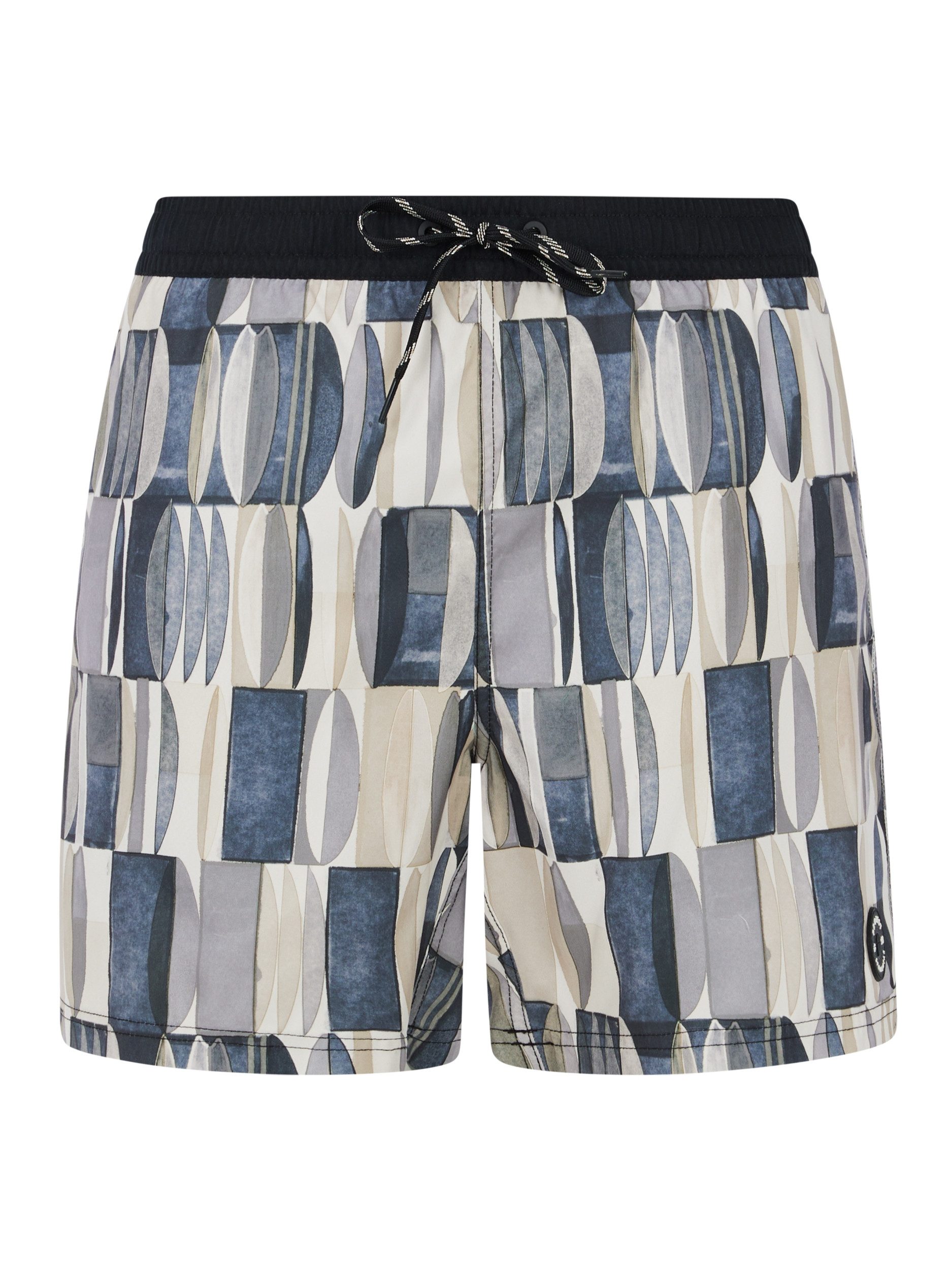 Protest Badeshorts PRTAllen beachshort BambooBeige Herren Badeshorts beige/blau