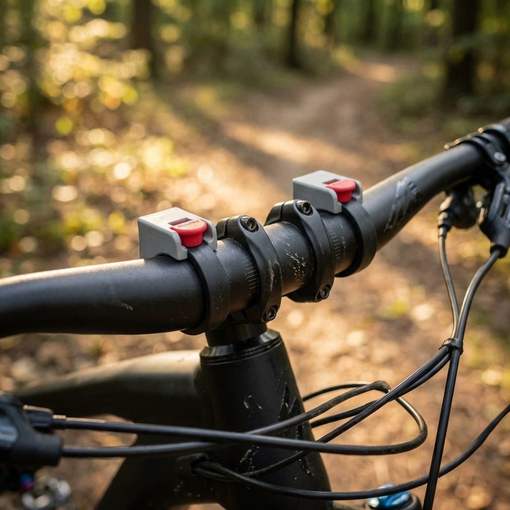 KlickFix Fahrradtasche KLICKfix Schellen für Lenkeradapter schwarz 35mm paarweise