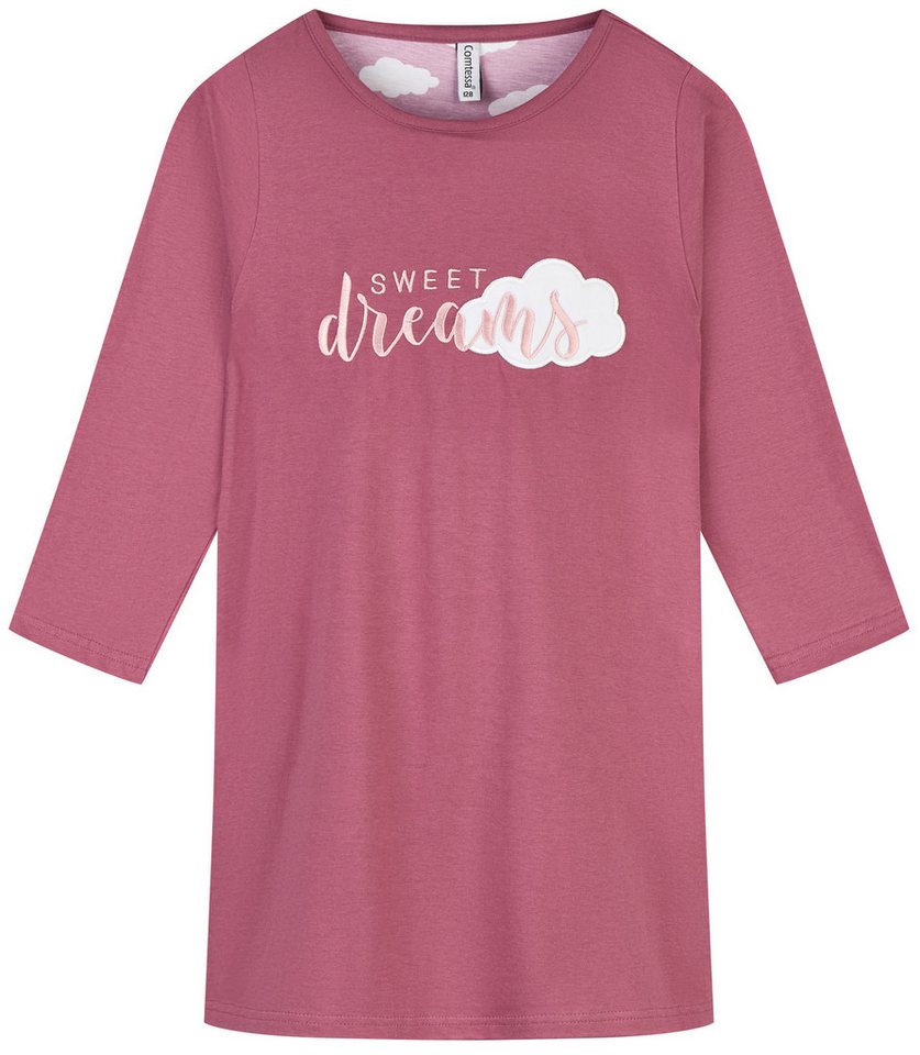 comtessa Nachthemd Iceberg Buddies (1-tlg., 1-teilig) Mädchen Sleepshirt lang Pyjama Langarm Baumwolle