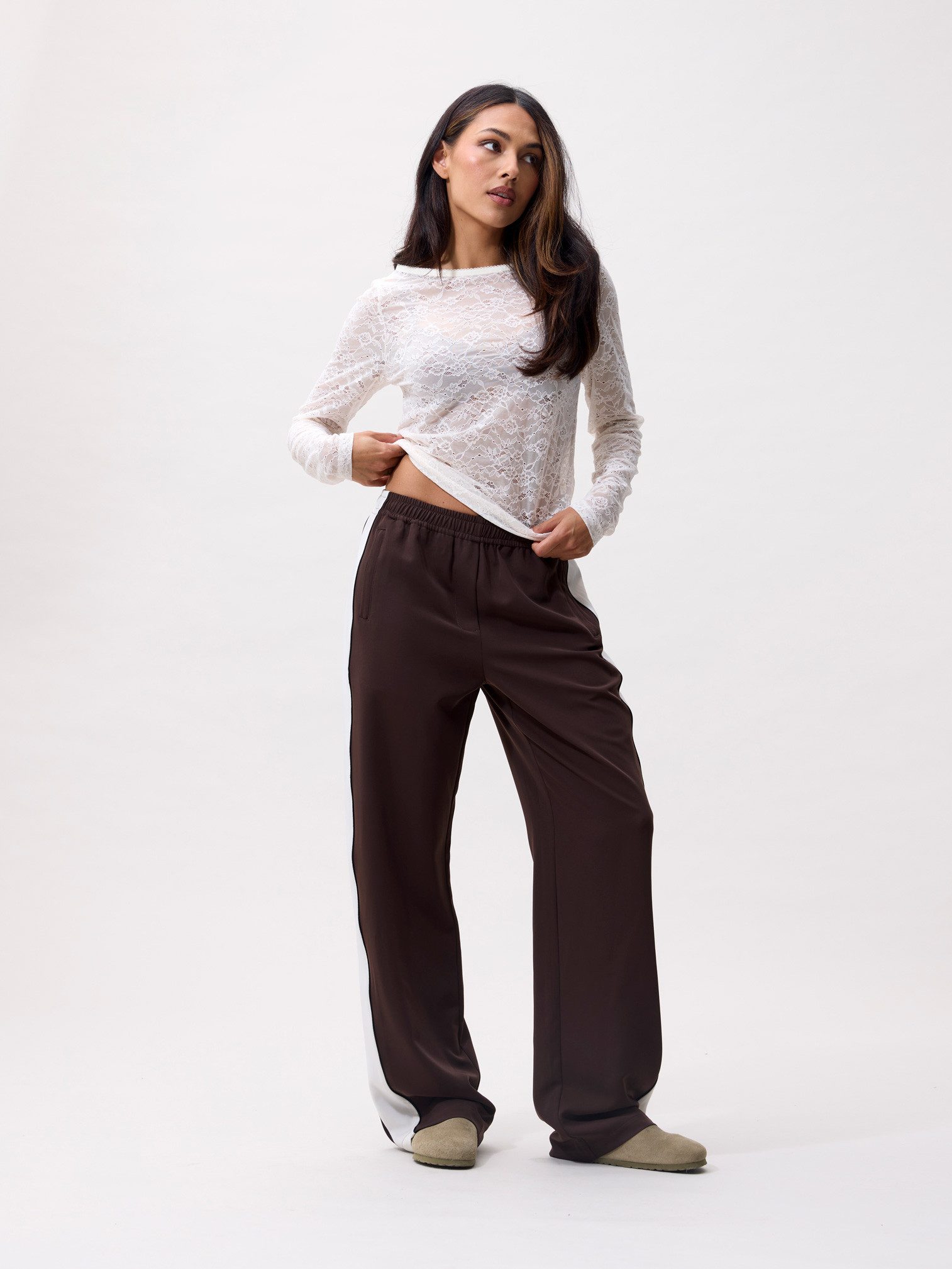 Catwalk Junkie Spitzenshirt Lace long sleeve - Spitzenshirt - Damen Shirt langarm