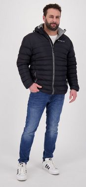 DEPROC Active Steppjacke GILMOUR NEW MEN CS Übergangsjacke, Outdoorjacke mit abnehmbarer Kapuze, auch in Großen Größen erhältlich