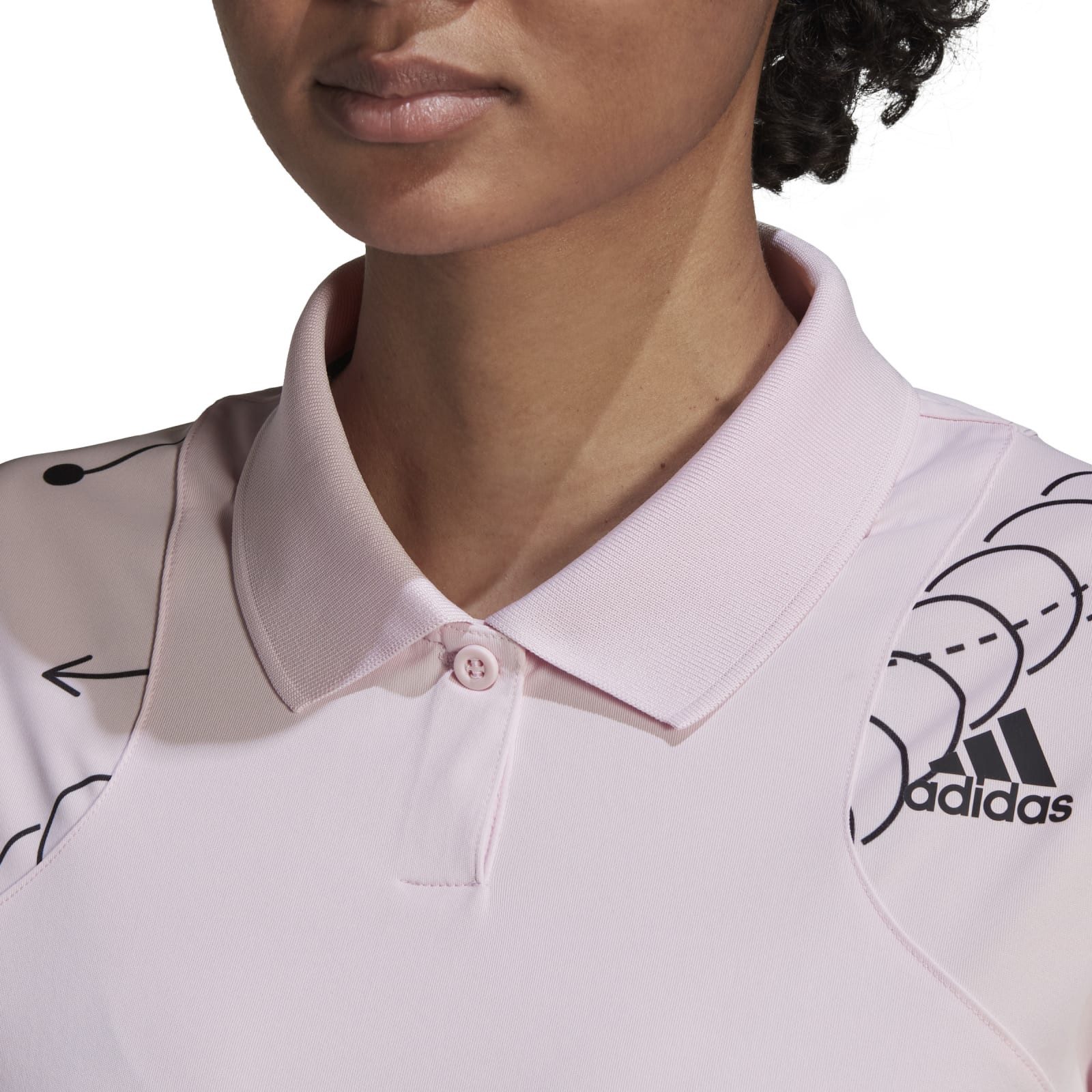 adidas Performance Poloshirt Club Graphic pink Damen günstig online kaufen