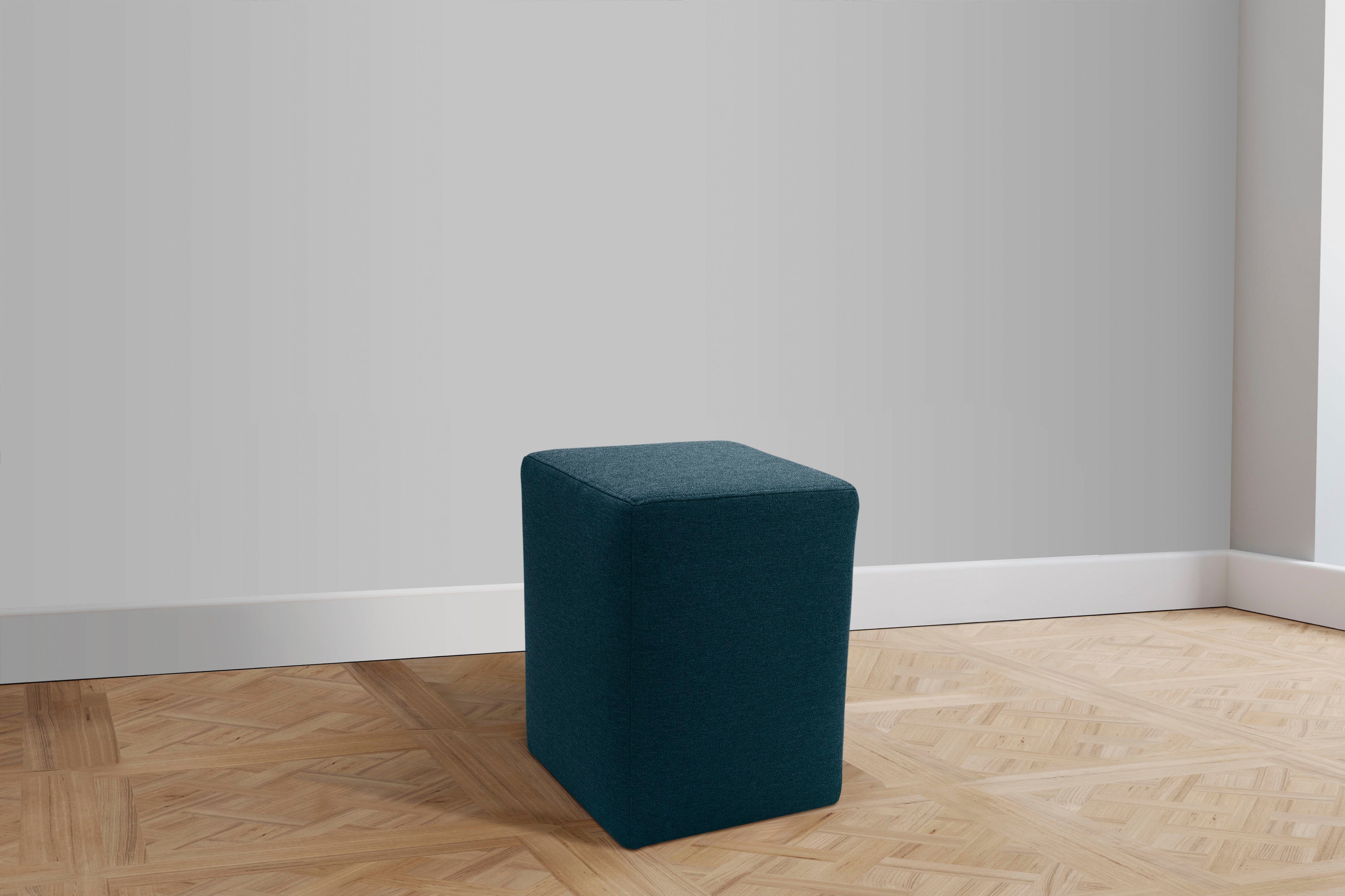 DOMO collection Polsterhocker 700012 B/T/H: 38/38/47 cm, in 2 Wochen lieferbar, in vielen Farben, Cord und Feinstruktur