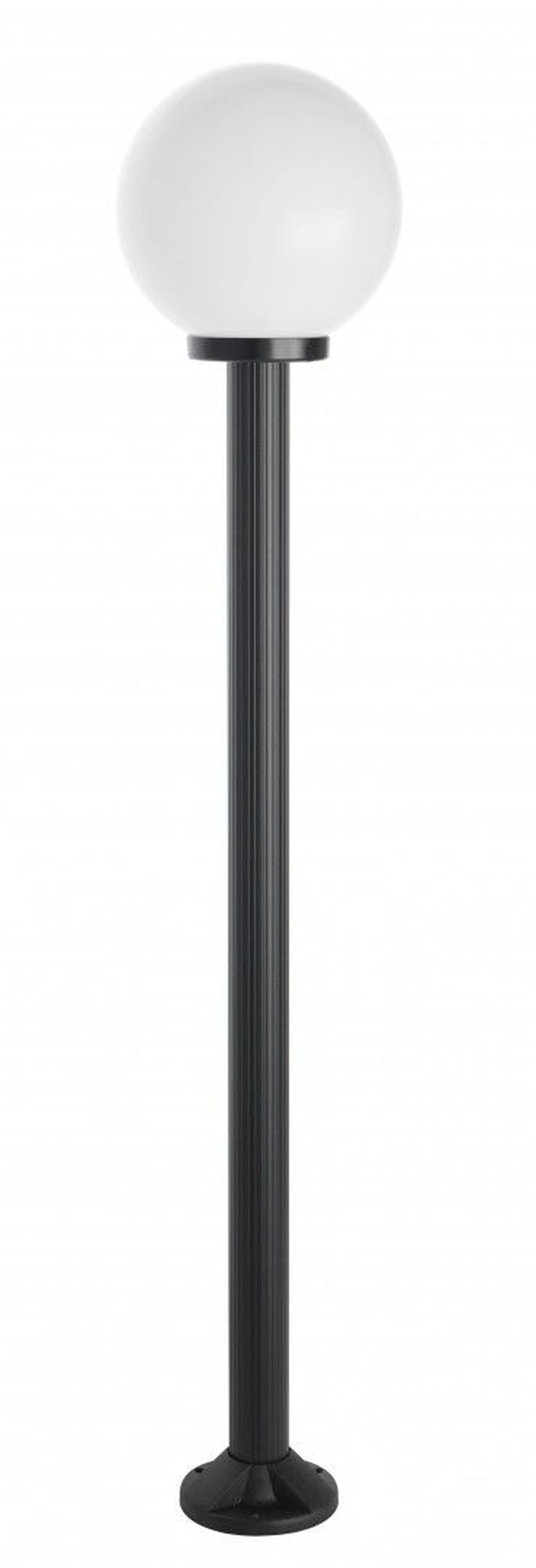 Licht-Erlebnisse Außen-Stehlampe NINETTE, ohne Leuchtmittel, E27 175 cm hoch Kugelschirm Vintage Design