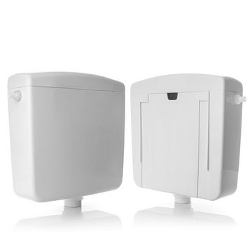 BigDean Spülkasten Aufputz für WC Toiletten Klo Wasserkasten Spülung mit Spartaste 6-9