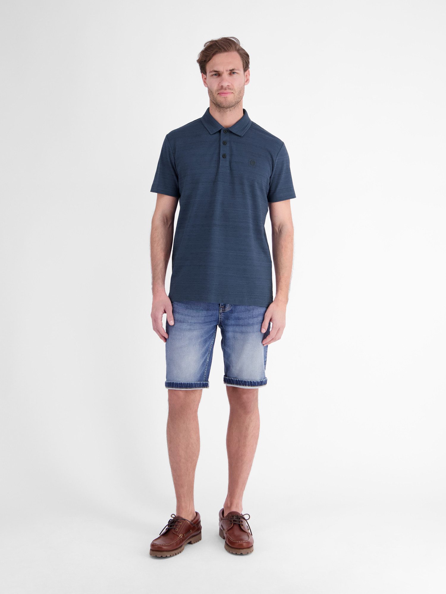 LERROS Poloshirt Polo aus leichtem Baumwollmischgewebe mit griffiger Haptik – Bild 4 von 5
