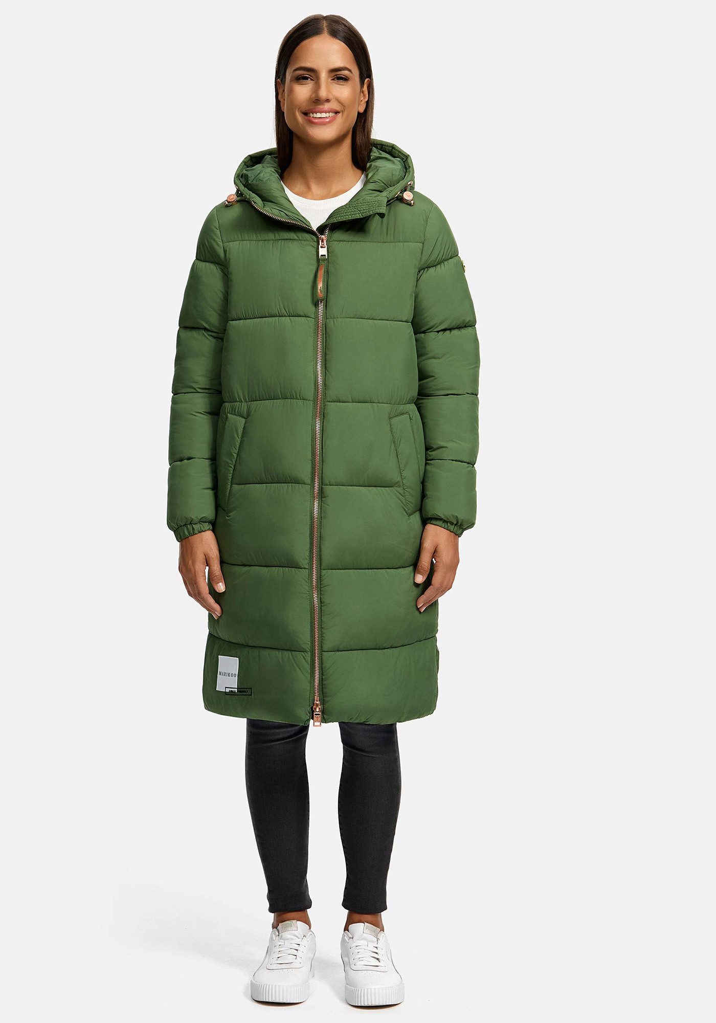 Marikoo Winterjacke Nomadiaa Lange Damen Winterjacke