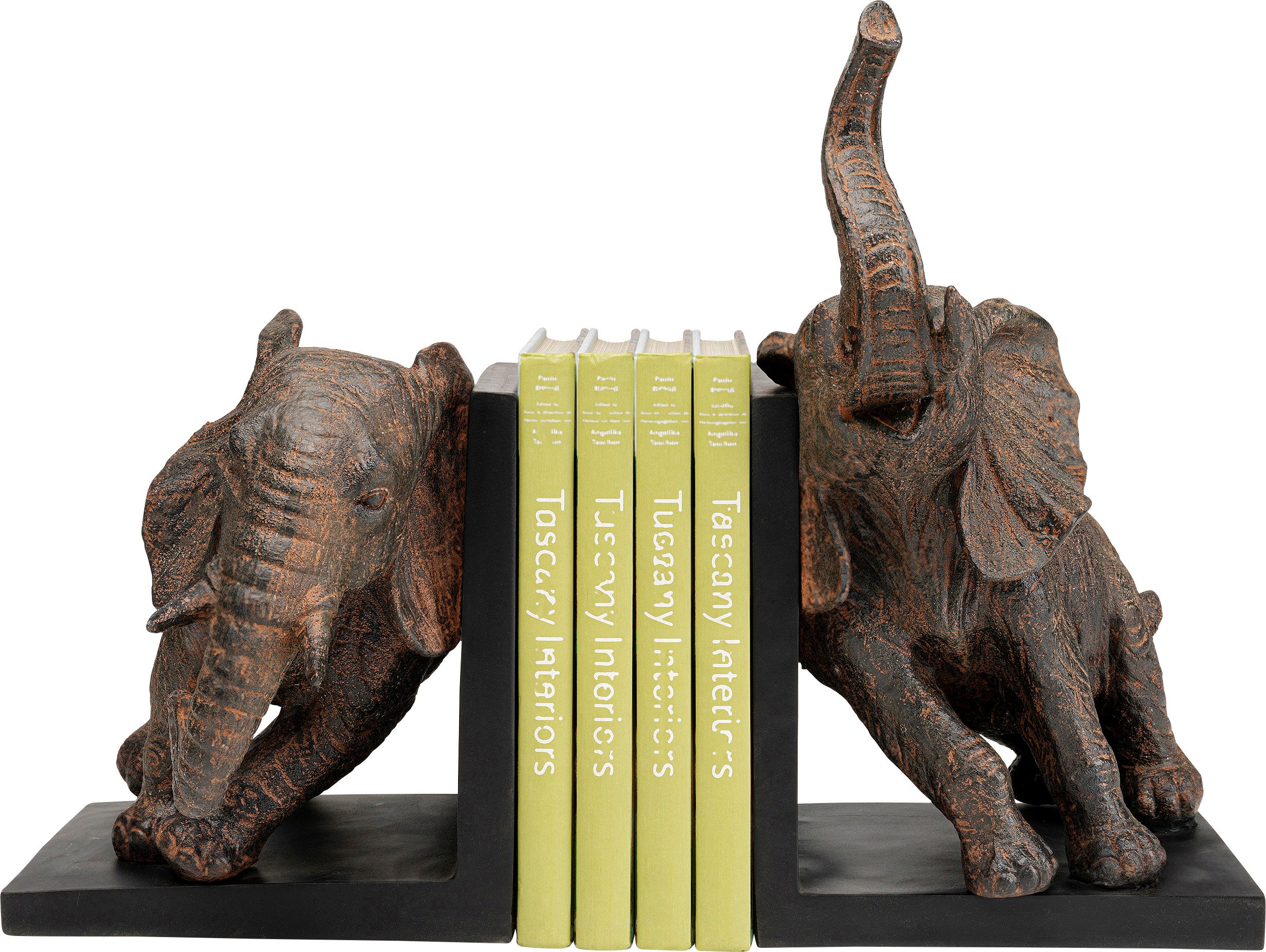Kare Design Buchstütze Buchstütze Elephants 25 (2/Set)